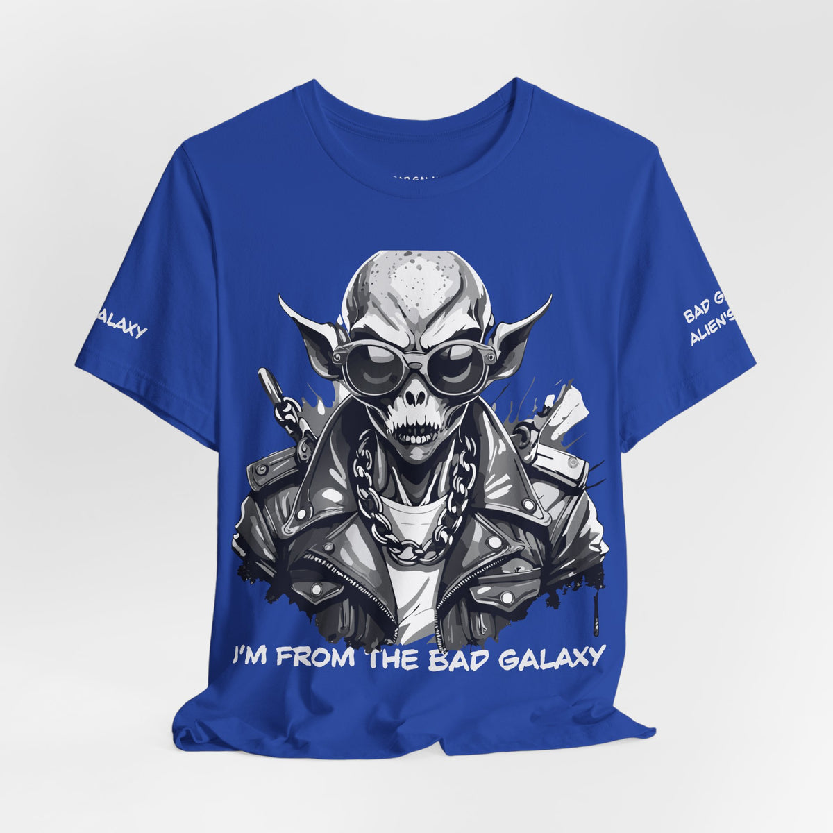 Alien Graphic Unisex Cotton Bella+Canvas Tee with Art Design b78