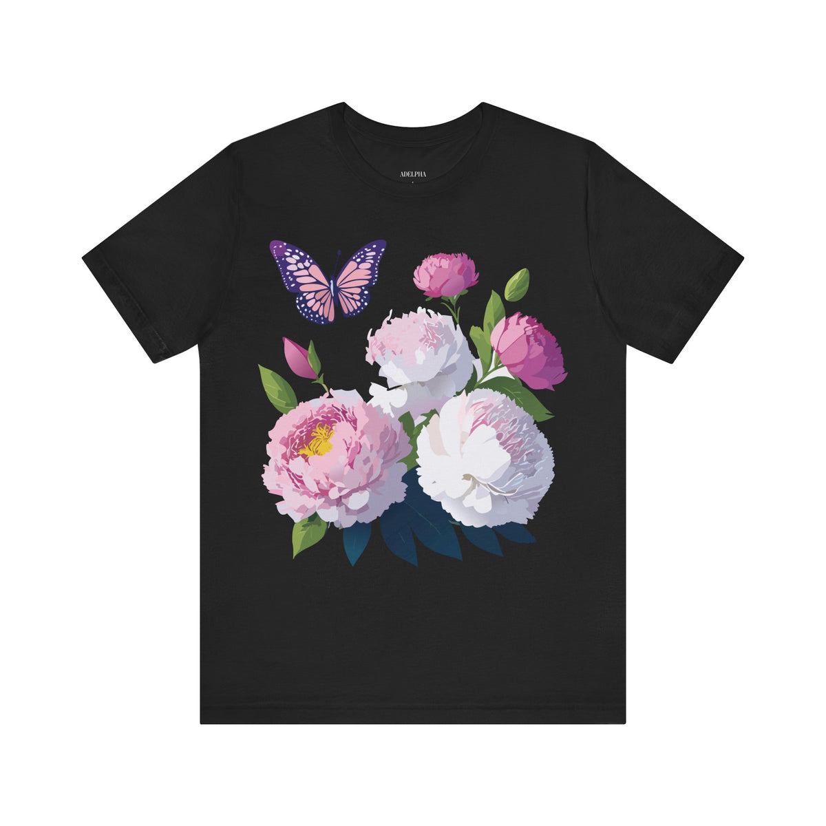 Floral Graphic Tee Shirt - Bella+Canvas Unisex 100 Cotton 40