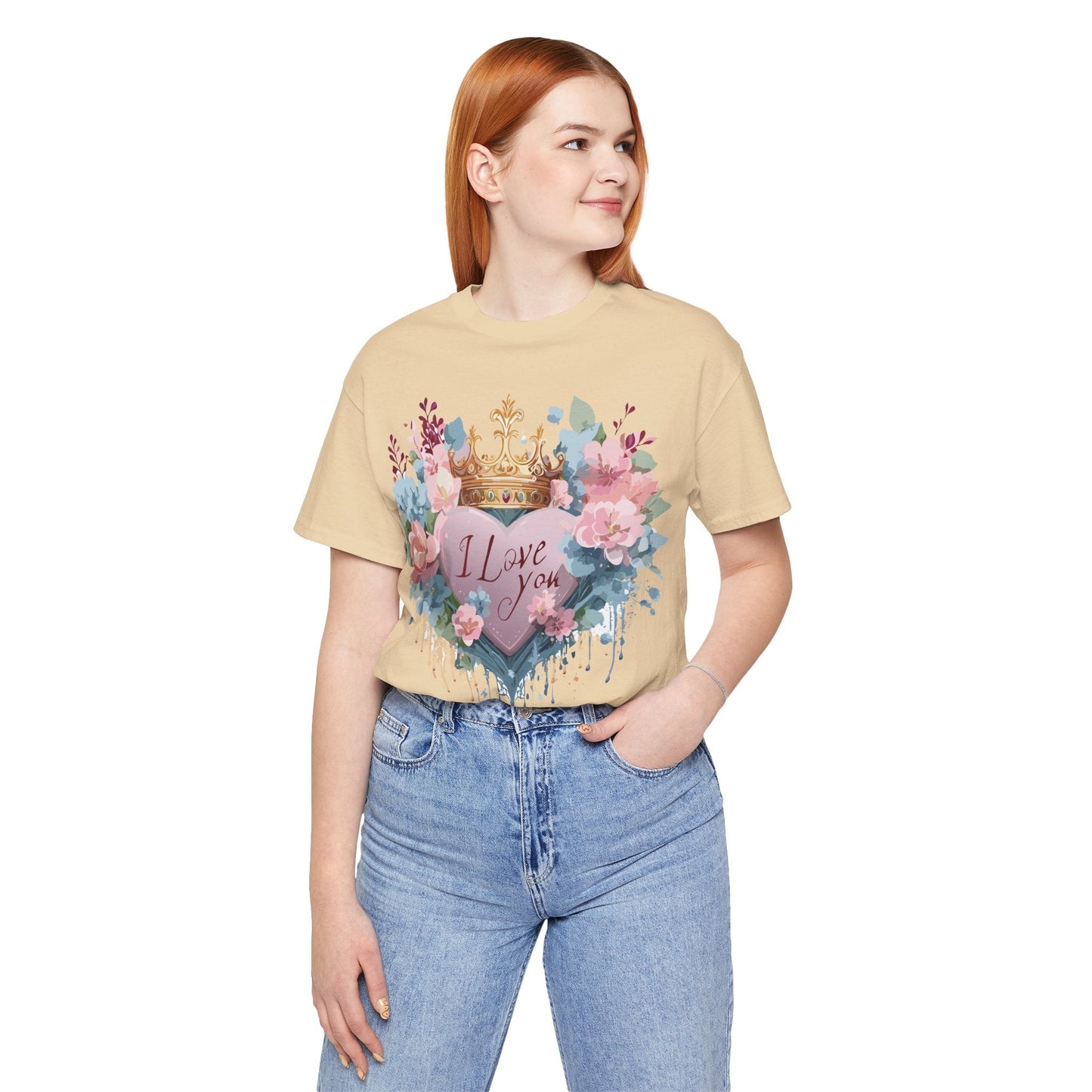 Valentine Graphic Tee Unisex Jersey Short Sleeve Vintage Inspired Art Design By Adelpha