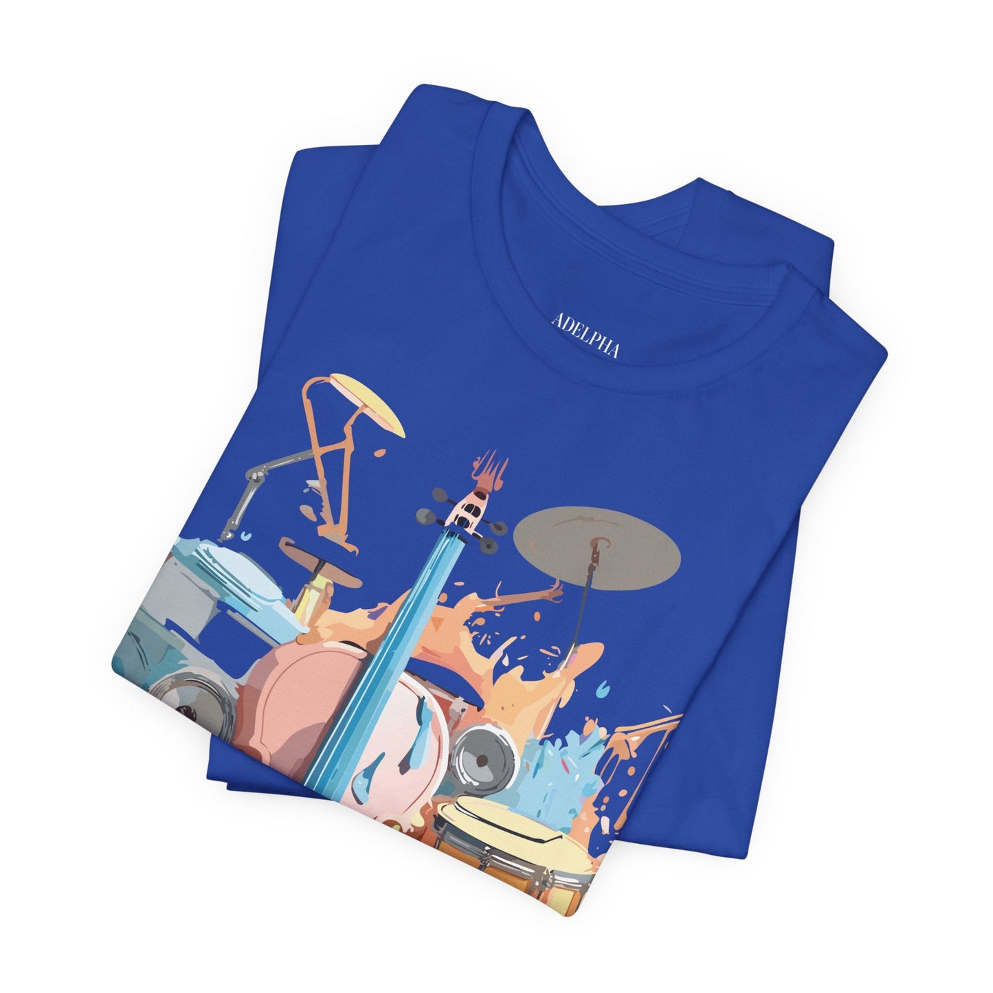 Adelpha Graphic Music T Shirt Unisex Jersey Short Sleeve Tee Art Design Premium Vintage Inspired