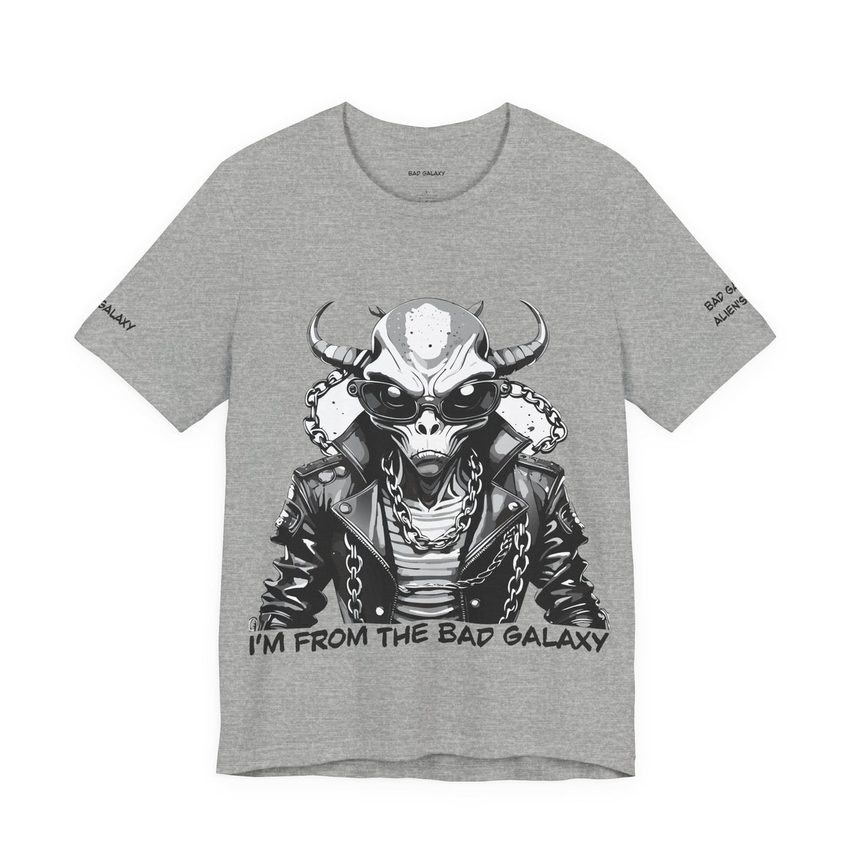 Alien Graphic Unisex Cotton Bella+Canvas Tee with Art Design b62