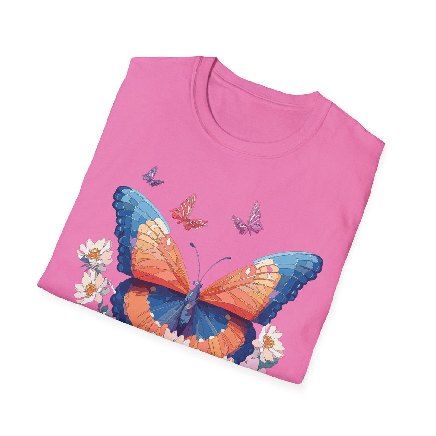 Monarch Butterfly Unisex Softstyle Tee Gildan 64000 Lightweight Breathable 100 Cotton Tee