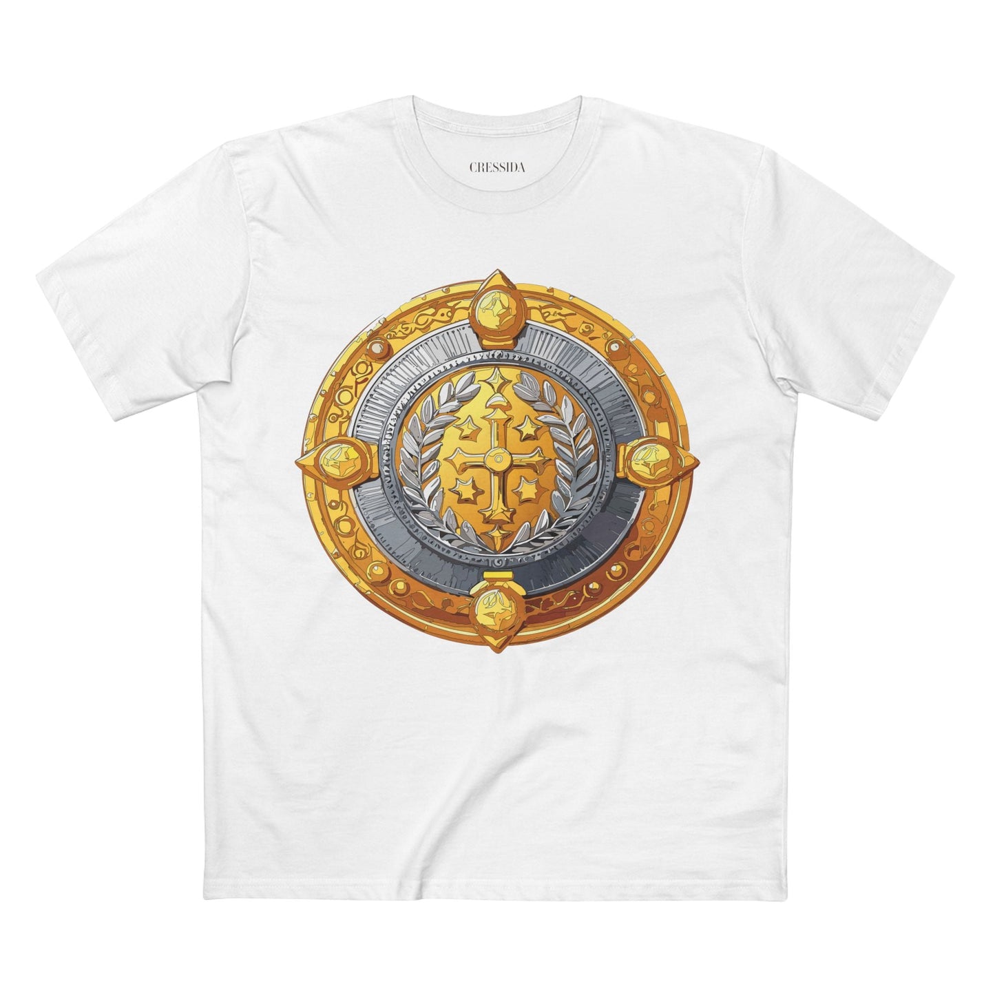 Antique Gold Coin Graphic Design T-Shirt Unisex 100 Cotton With Golden Print Artwork Tee 12