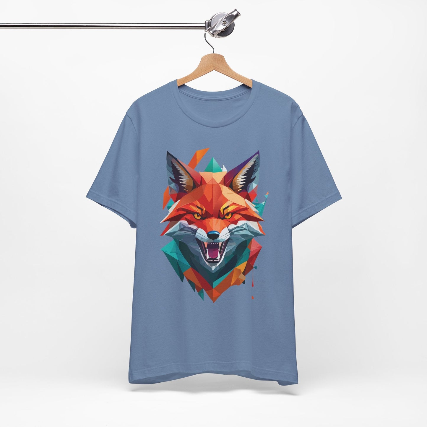 Unisex Animal Print Tee Shirt With Wild Animals Art Design For Men Women Soft Cotton
