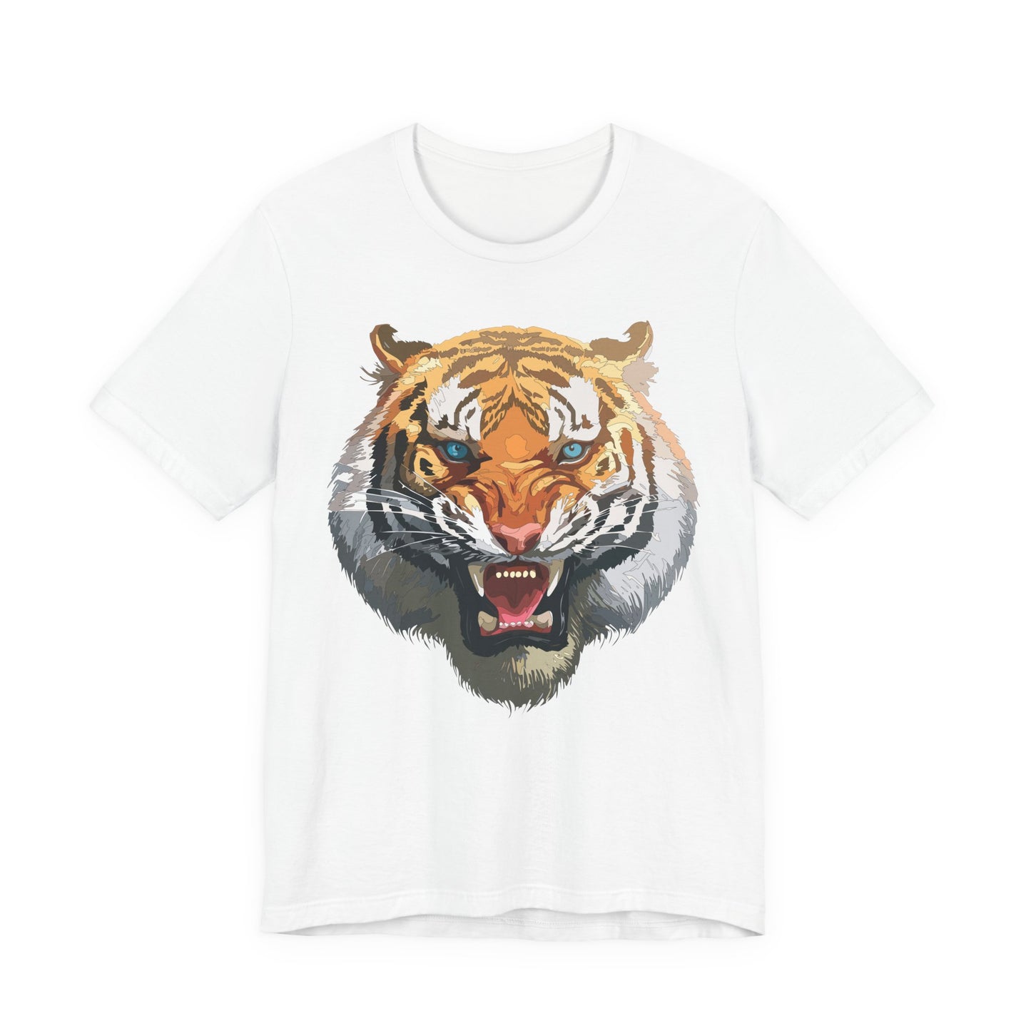 Tiger Shirt, Animal Shirt, T-Shirt with Tiger, Art Design Tee, Wild Animals Tees, Safari T-Shirt, Graphic Design Tee 15