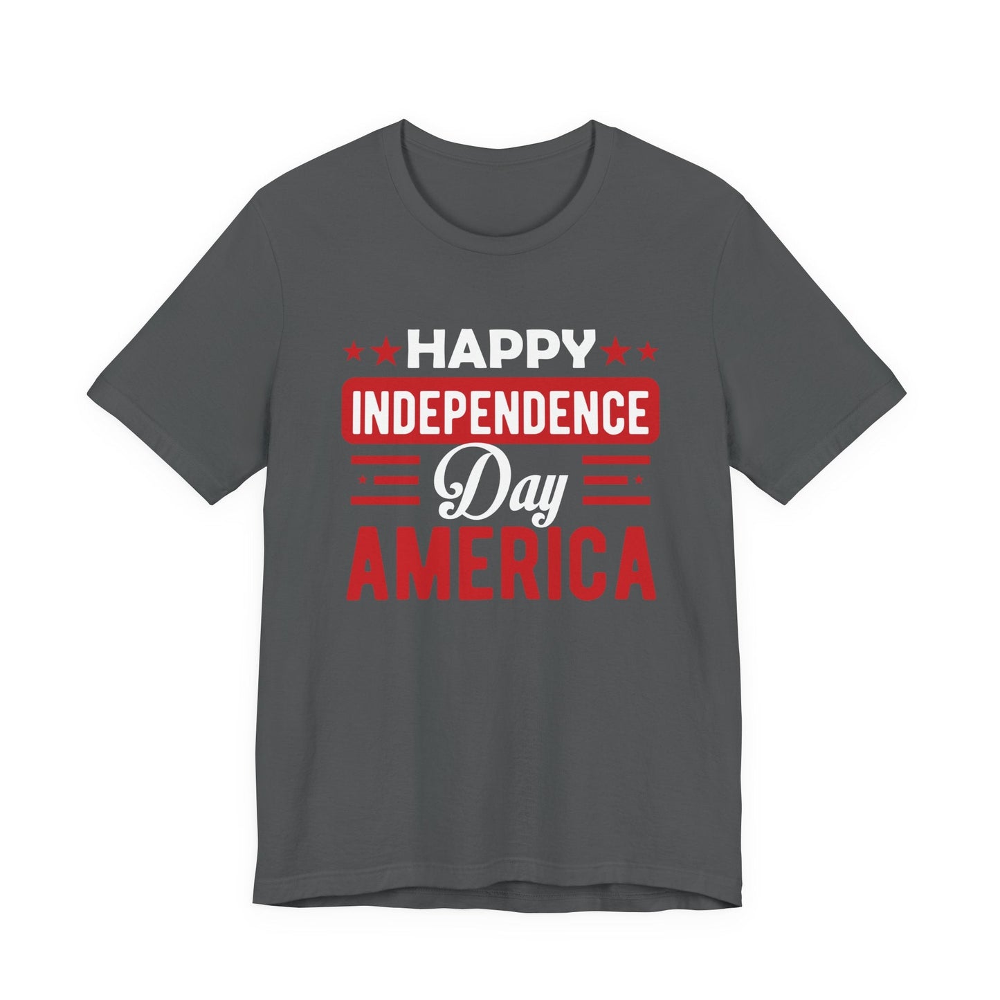 Happy Independence Day America Graphic Unisex Cotton T-Shirt 015