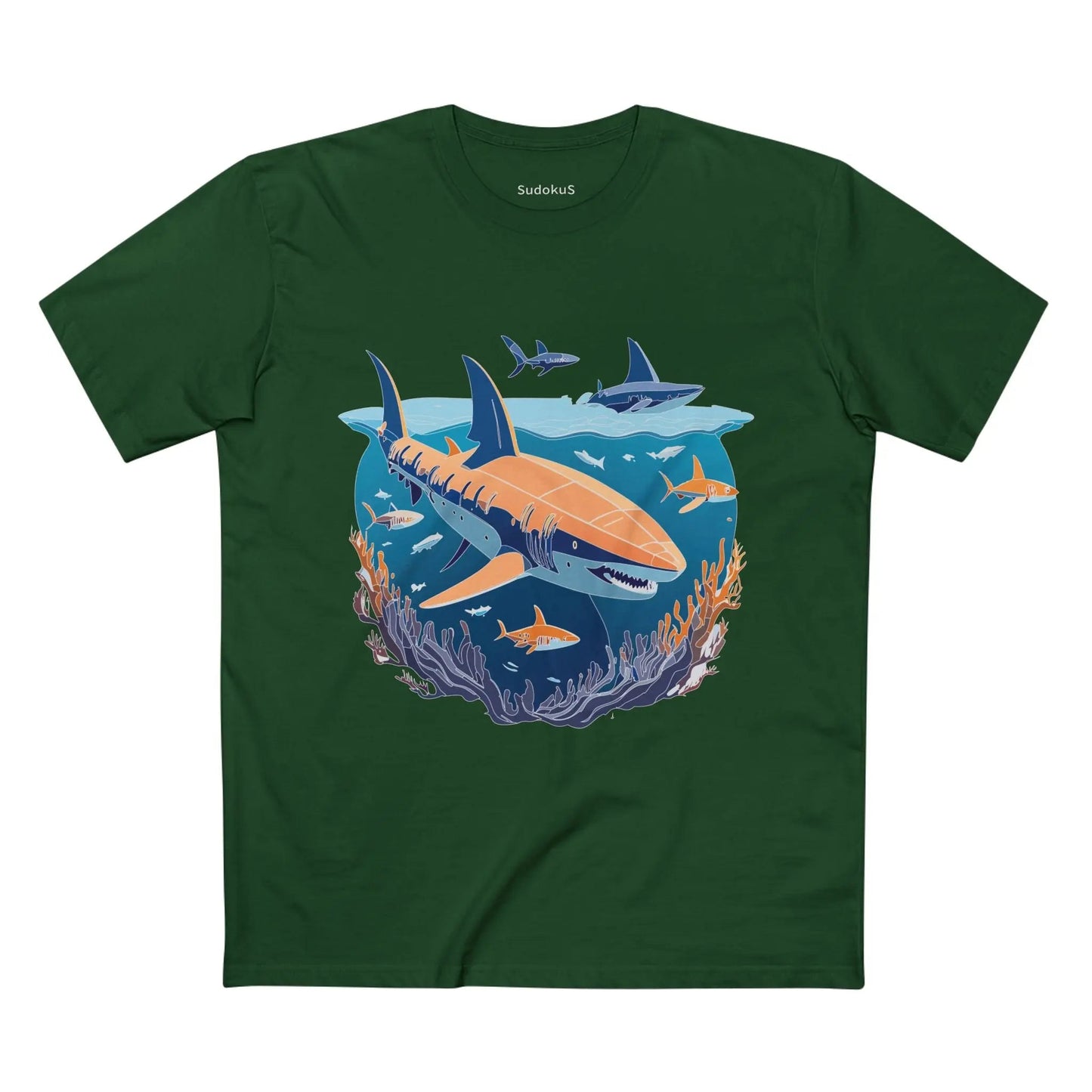 Ocean Coast Graphic Unisex 100 Cotton Staple Tee 10