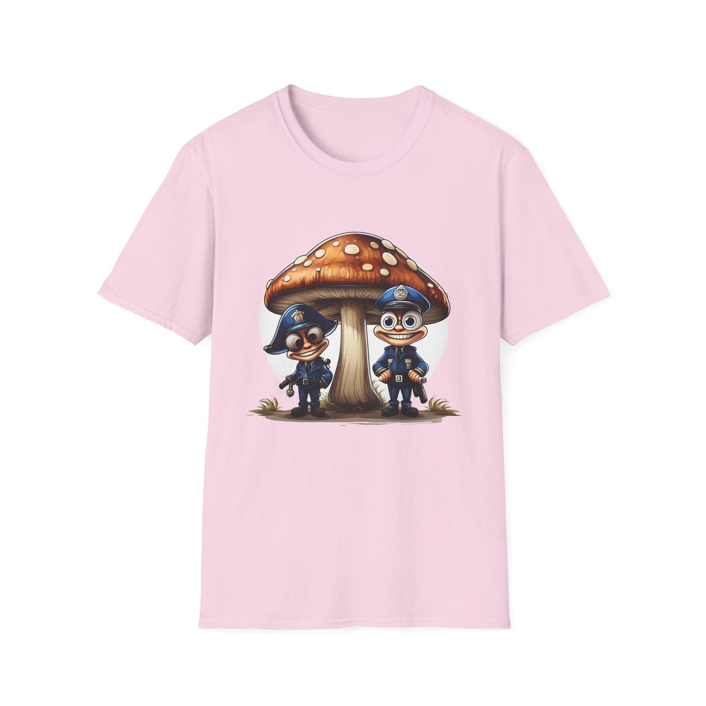 Mashroom Tee Shirt Unisex Funny Mashroom Design Shirt With Fungus Gildan Softstyle 64000