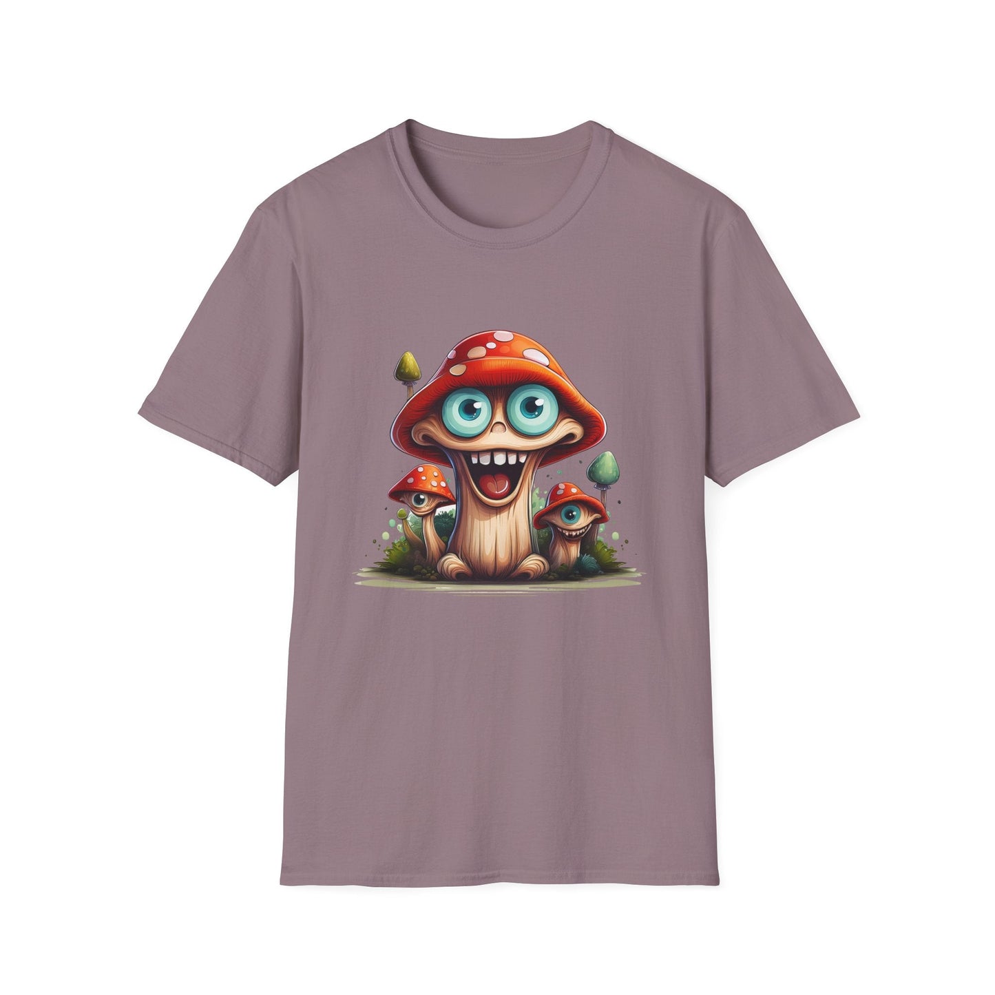 Mashroom Tee Shirt Unisex Funny Mushroom Design Softstyle Tee One Hundred Percent Ring Spun Cotton