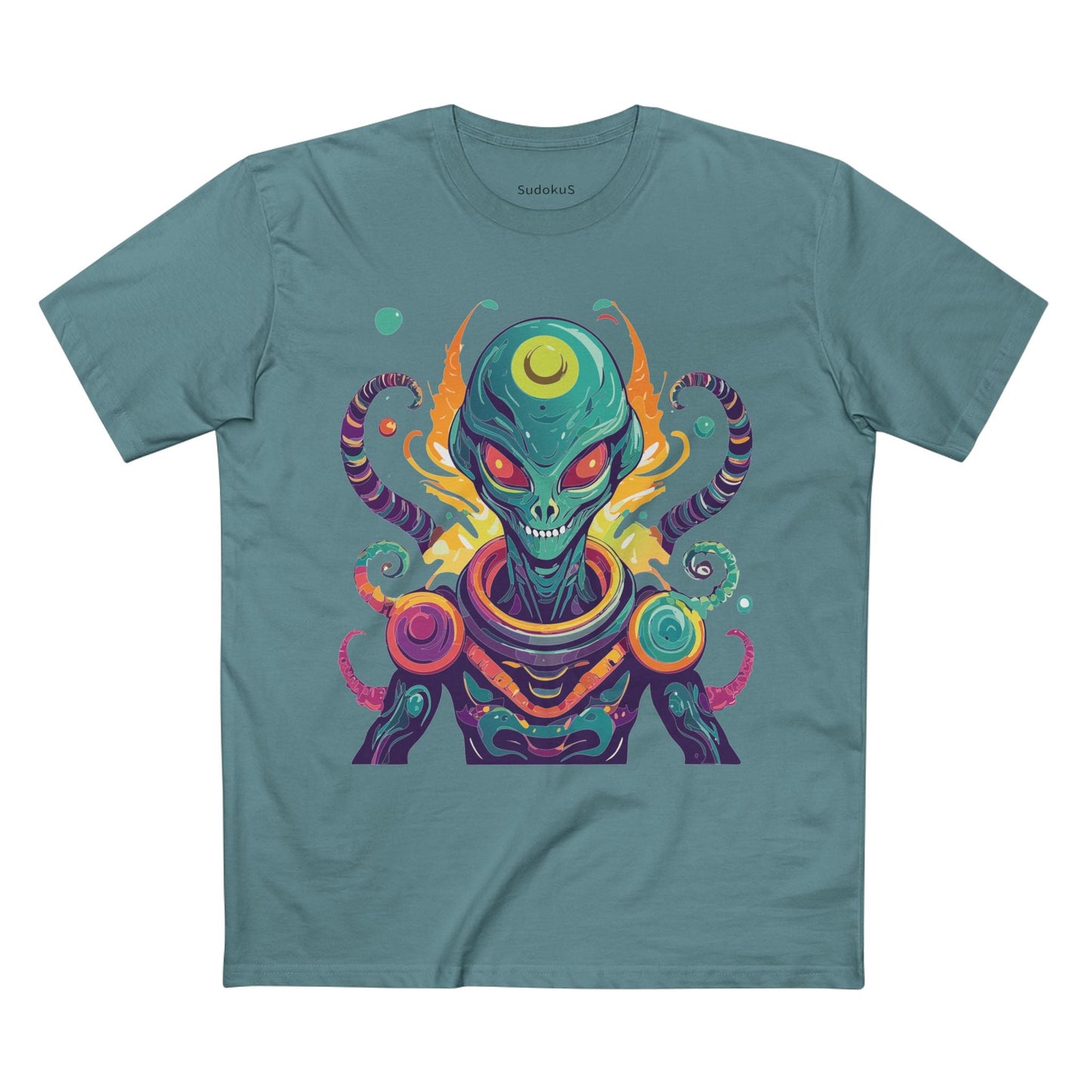 Aliens Graphic Unisex 100 Cotton Staple Tee 26