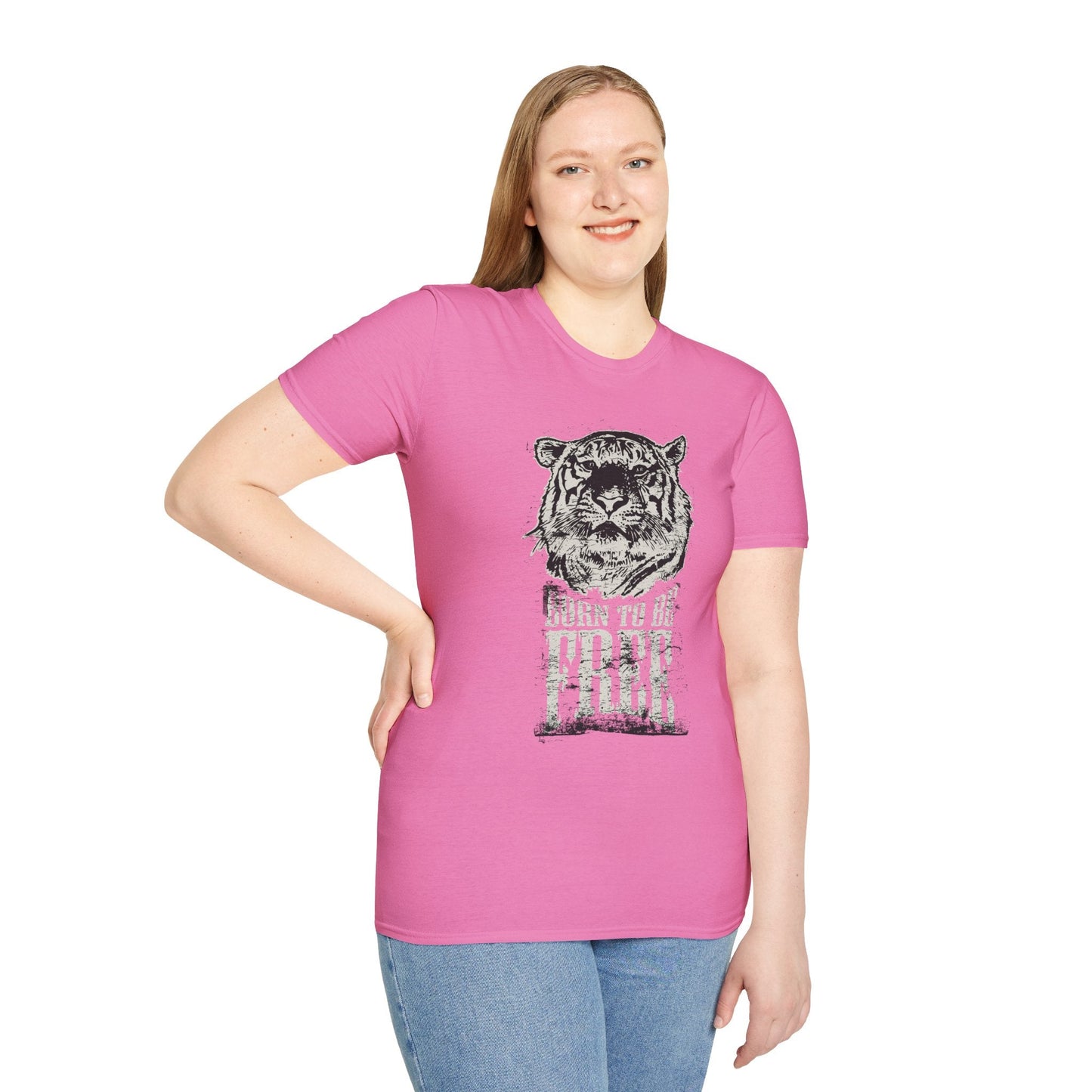 Art Design Shirt With Graphic Art Unisex Softstyle Tee 100 Percent Ring Spun Cotton