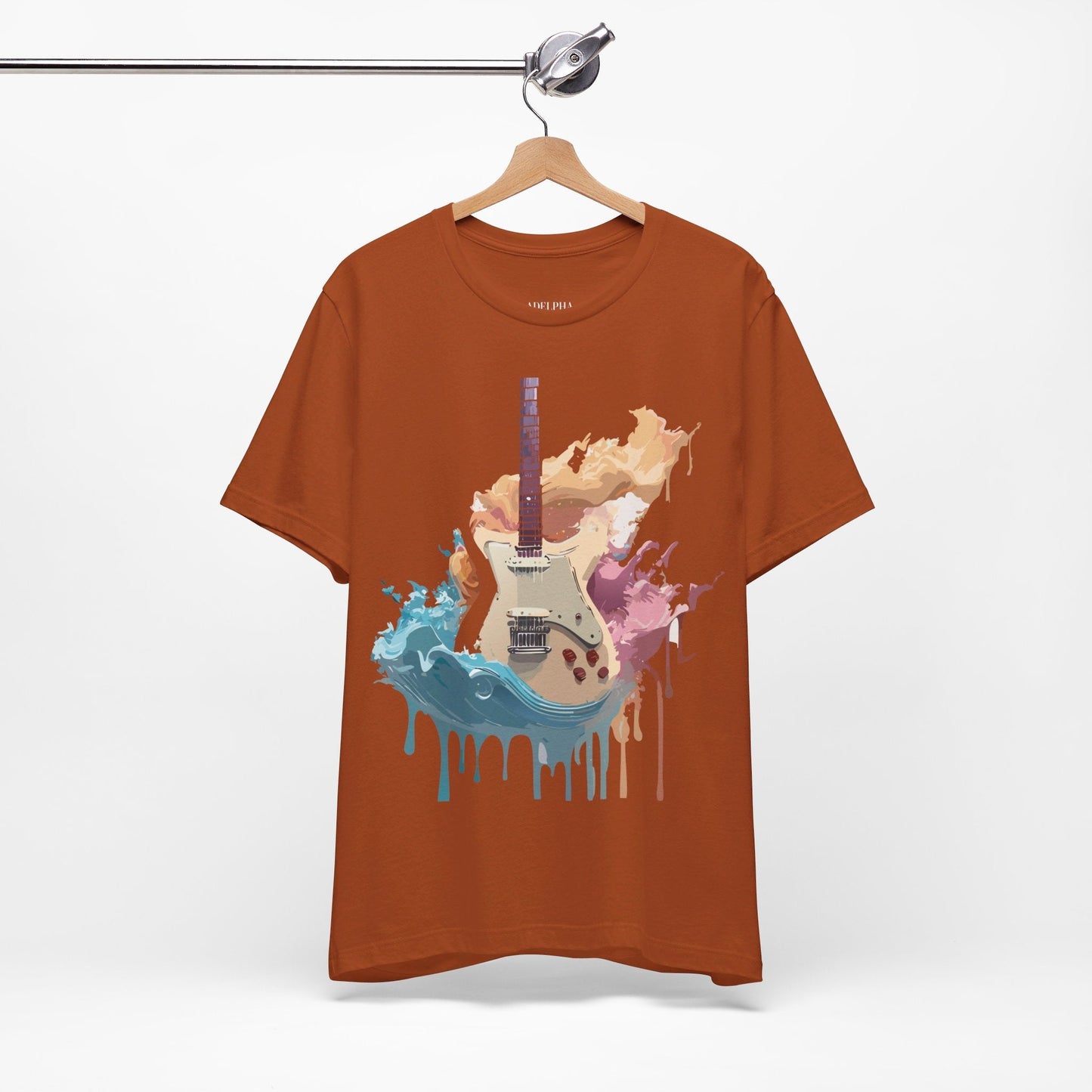 Adelpha Music Graphic T Shirt Unisex Jersey Short Sleeve Vintage Inspired Artwork Tee