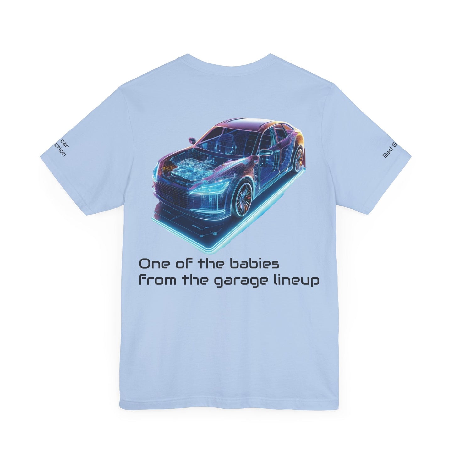Car Graphic Tee Shirt For Car Lovers Cotton Lightweight Tee Made In Usa Eco Friendly Inks