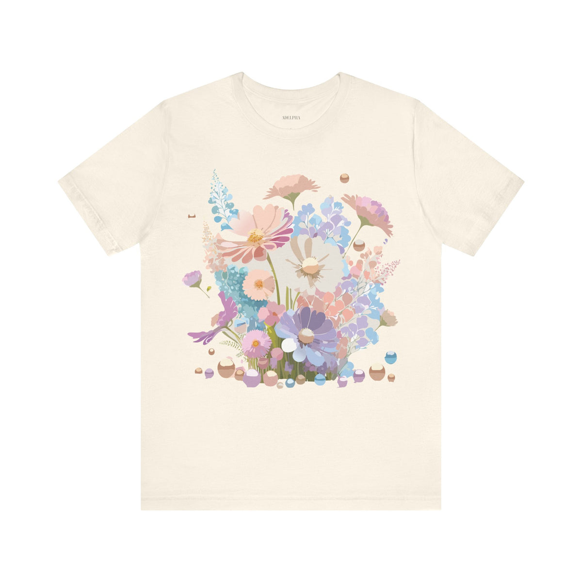 Floral Graphic Tee Shirt - Bella+Canvas Unisex 100 Cotton 23