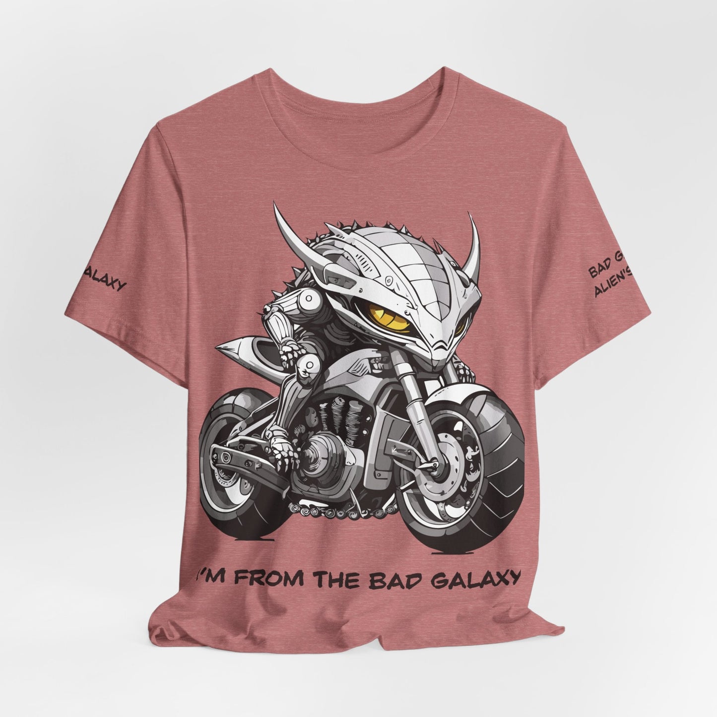 Alien Tee Shirt By Bad Galaxy 100 Cotton Eco Friendly Inks Designed In USA Made To Order