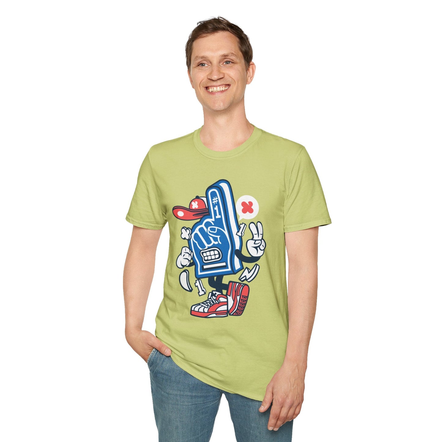 Cartoon T Shirt Animation Tee Unisex Funny Tee Gildan Softstyle 64000 100 Percent Ring Spun Cotton