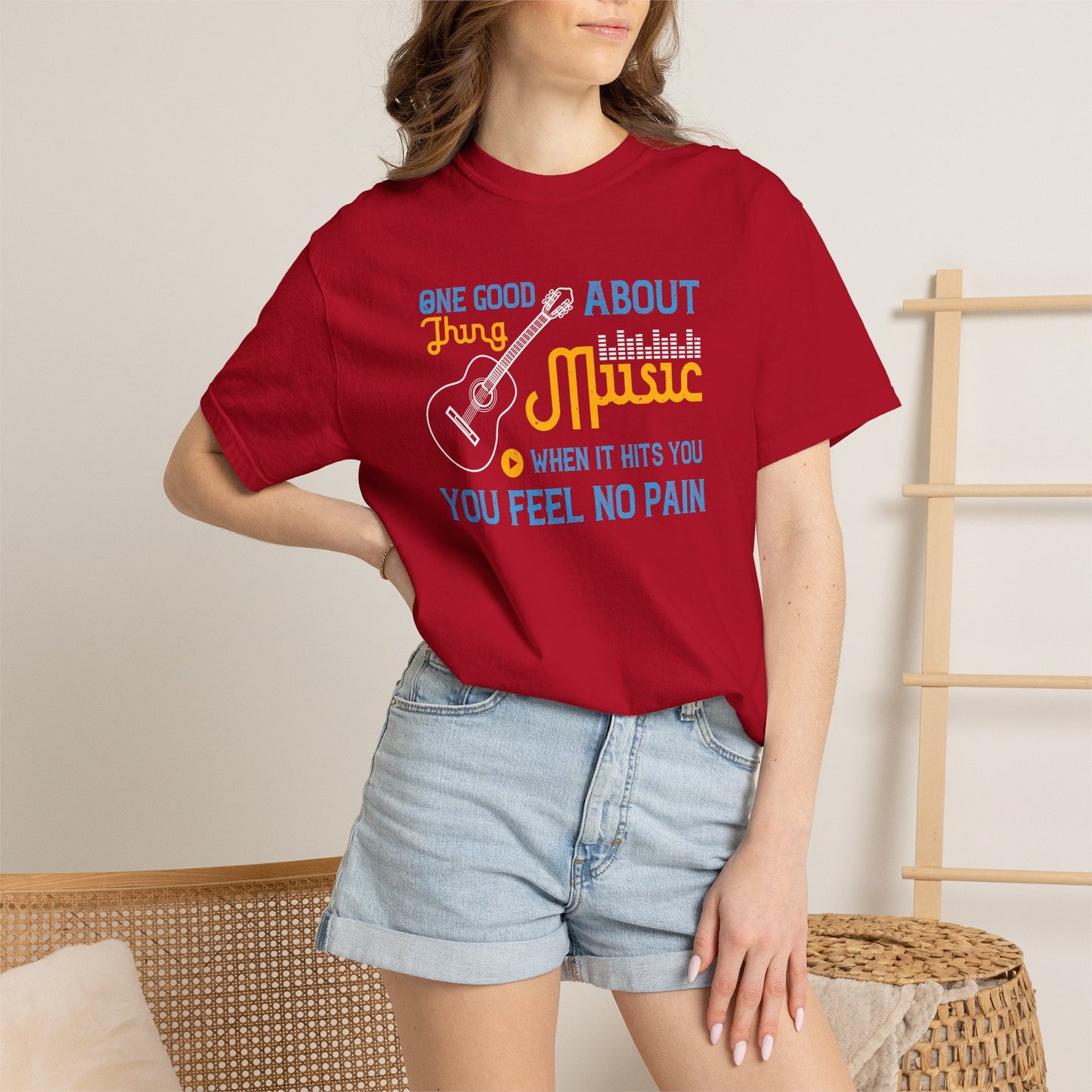 Music Graphic Design Unisex Cotton T-shirt m40