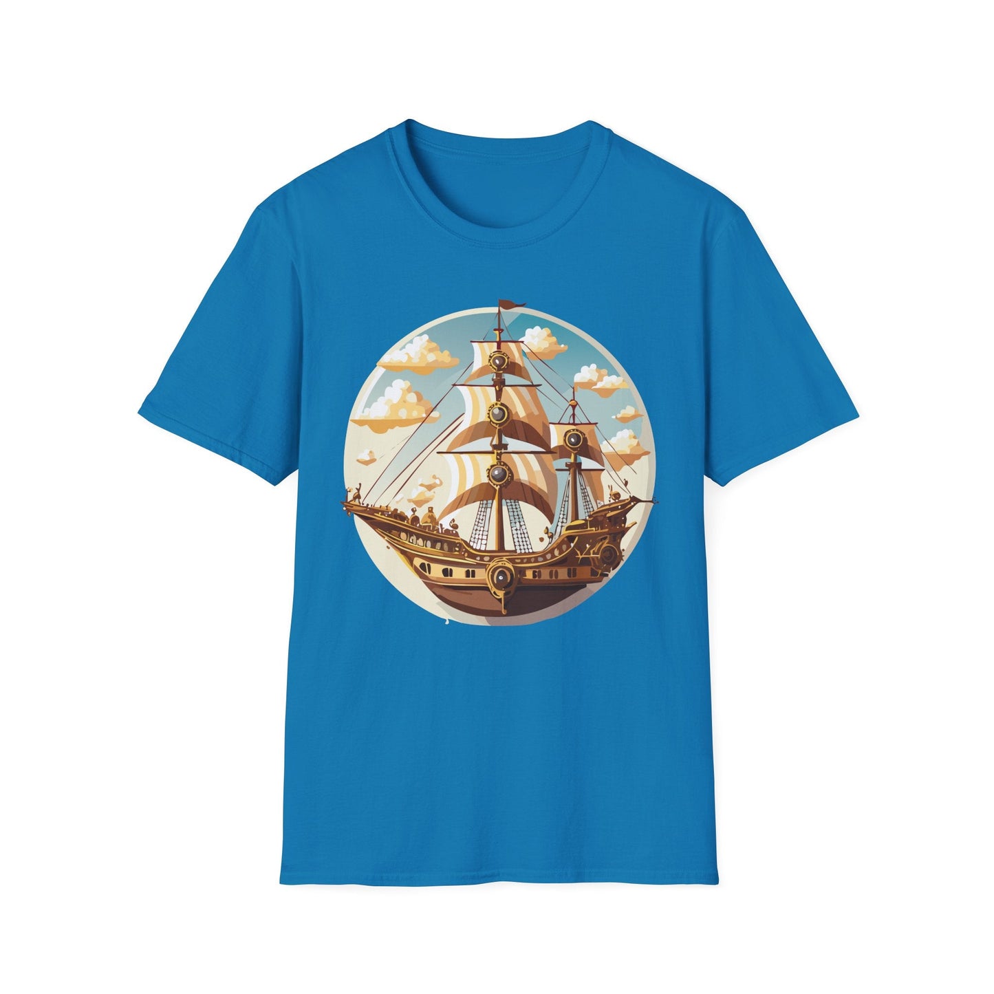 Ship T Shirt Frigate T Shirt Vessel Tee Gildan Softstyle 64000 Unisex Cotton Comfort