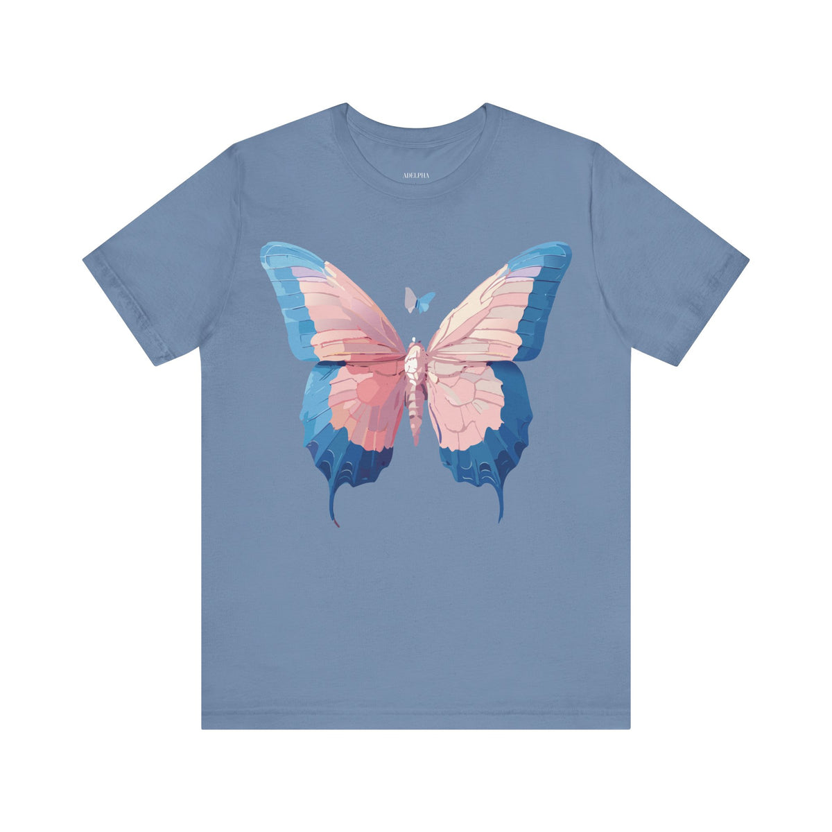 Butterfly Graphic Unisex Cotton Bella+Canvas Tee with Art Design n94