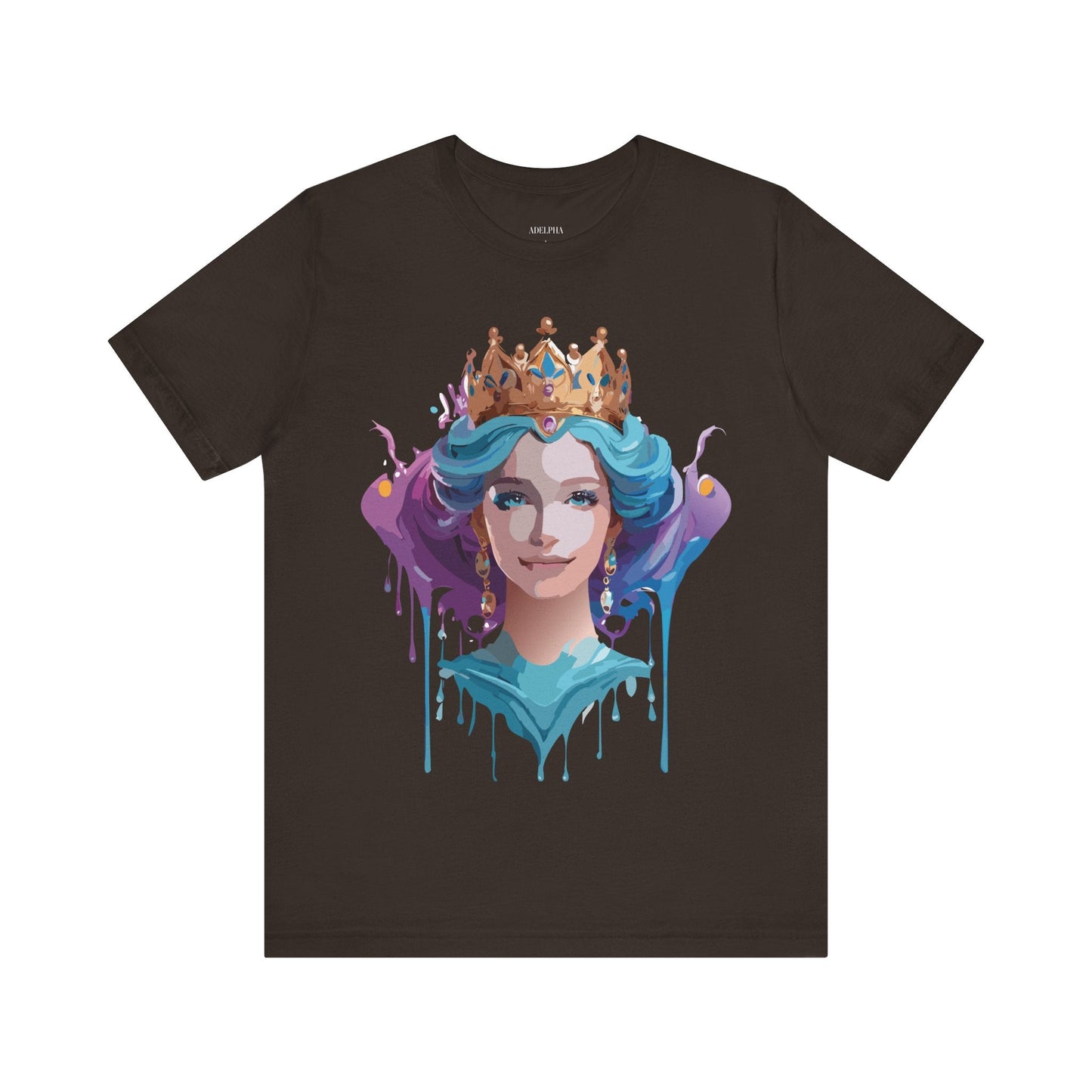 Queen Woman Portrait Graphic Unisex 100 Cotton Vintage Artwork Tee 1