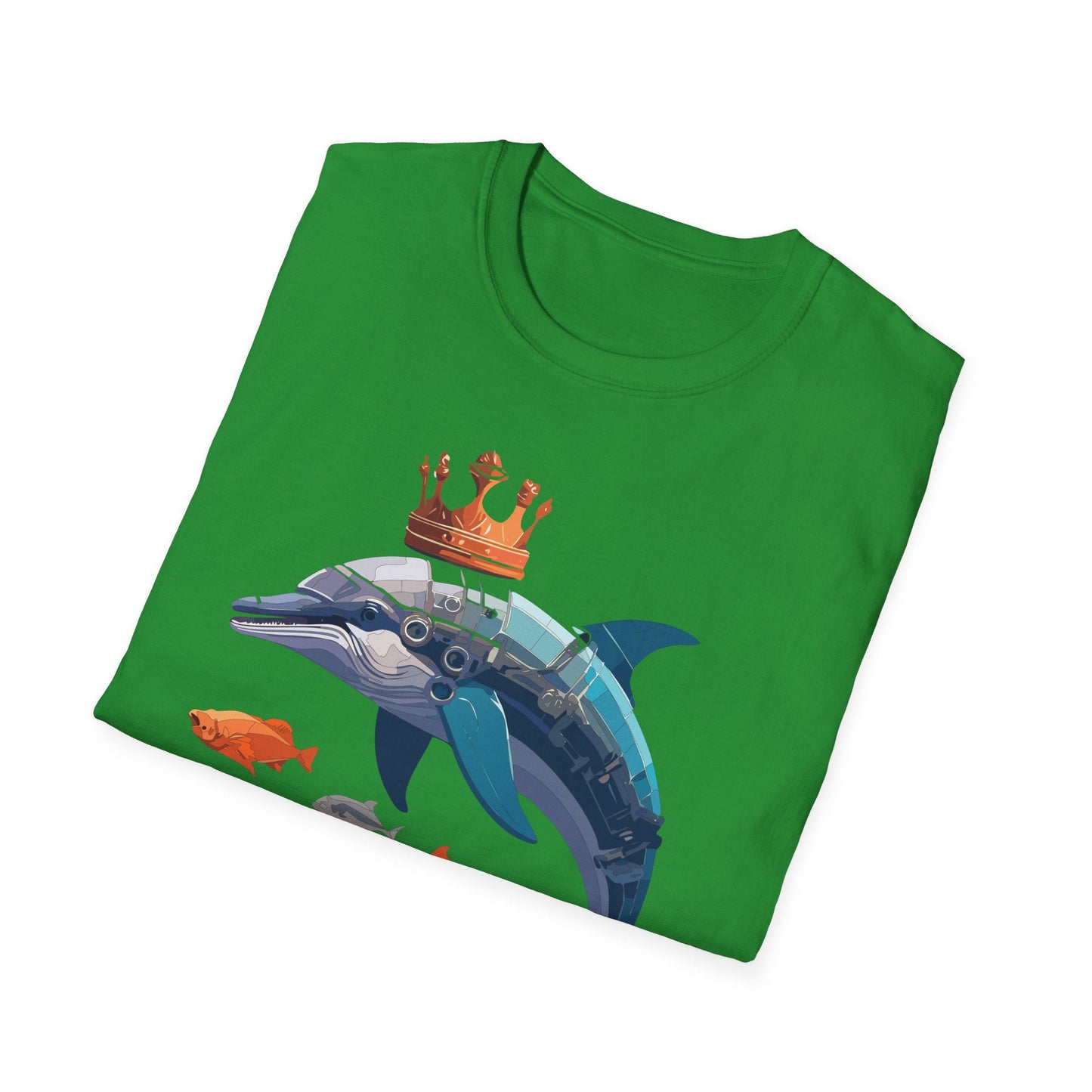 Dolphin Shirt Unisex Softstyle Short Sleeve Tee Gildan 64000 100 Percent Ring Spun Cotton
