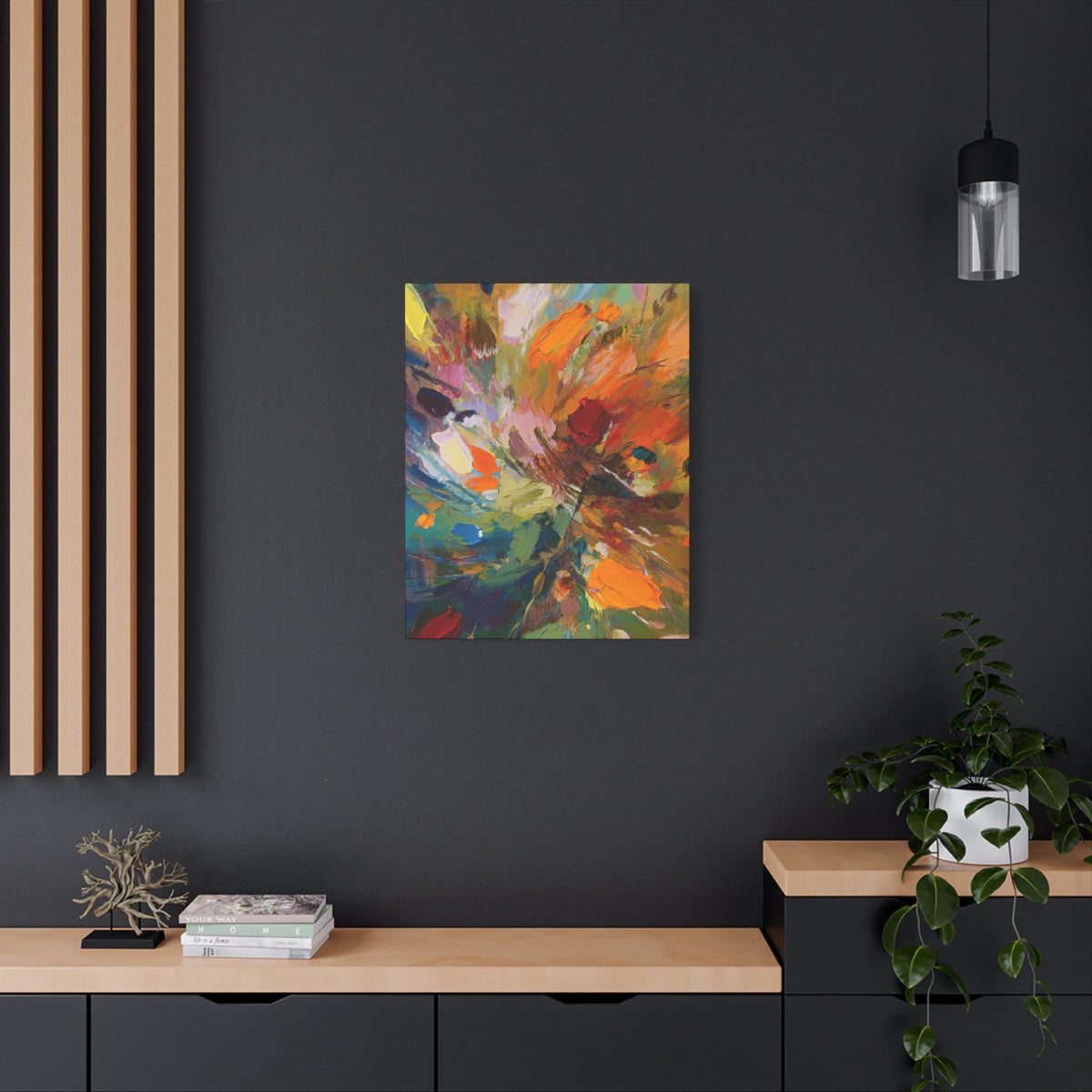 Abstract Oil Painting Print Canvas 20x24,20x30,24x30 24x32,24x36,30x40 32x48,36x48,40x60 Pine-Wood Inner Frame ABS-93