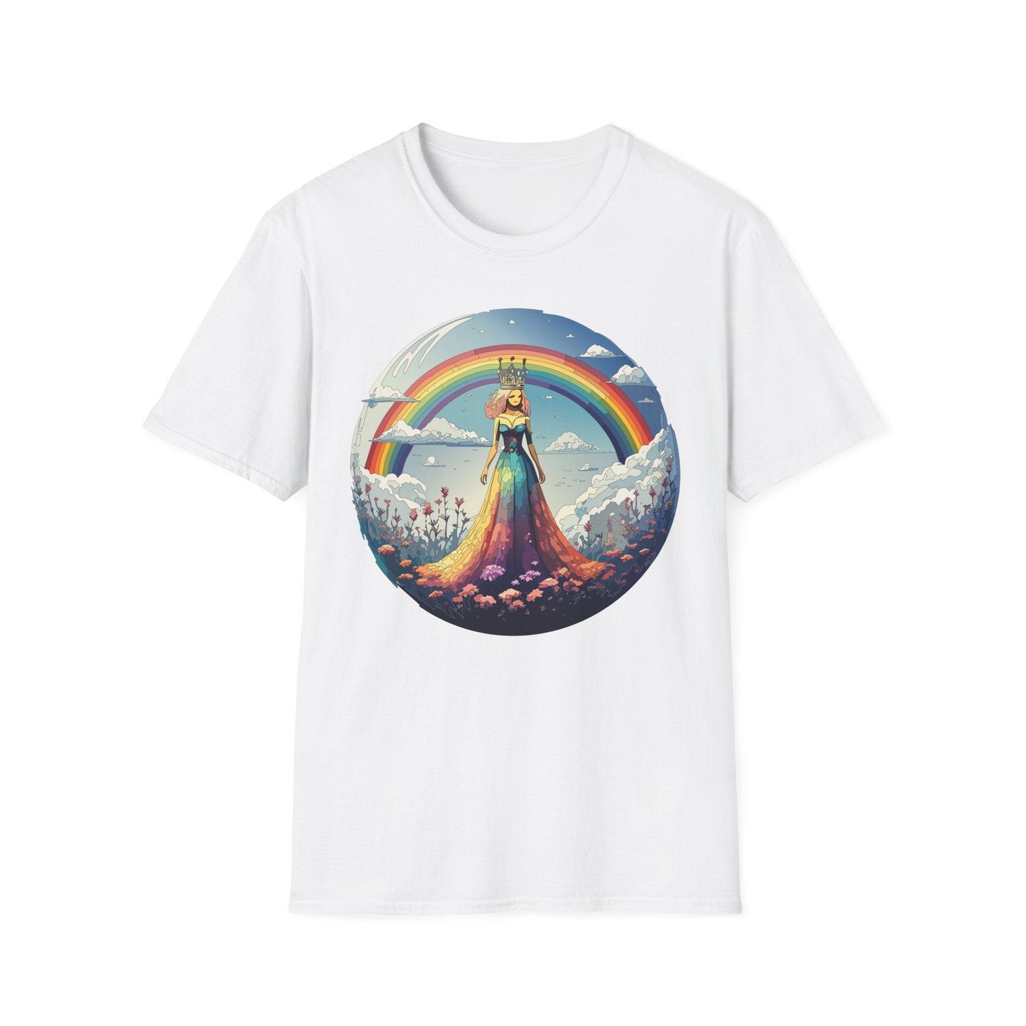 Womens Graphic T Shirt Art Design Tee Softstyle 64000 100 Percent Cotton Comfort