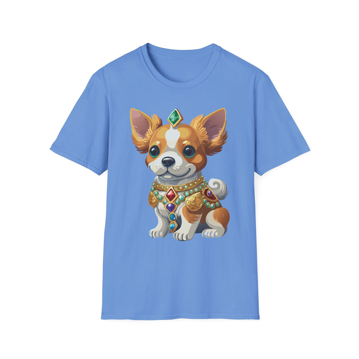 Corgi Prince T-Shirt — Cute Royal Dog Graphic Design Unisex 100 Cotton Gildan T-Shirt