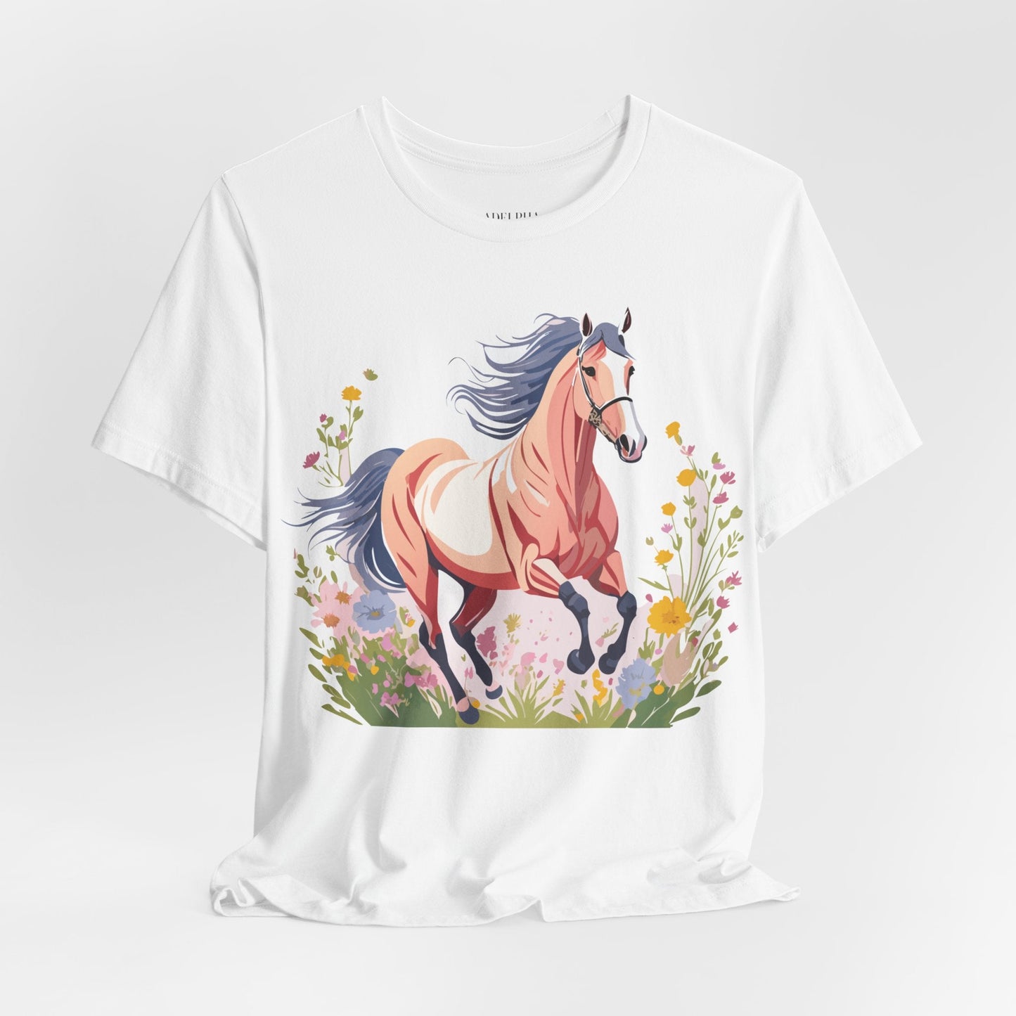 Horse Graphic Unisex 100 Cotton Vintage Animal Art T-Shirt 9