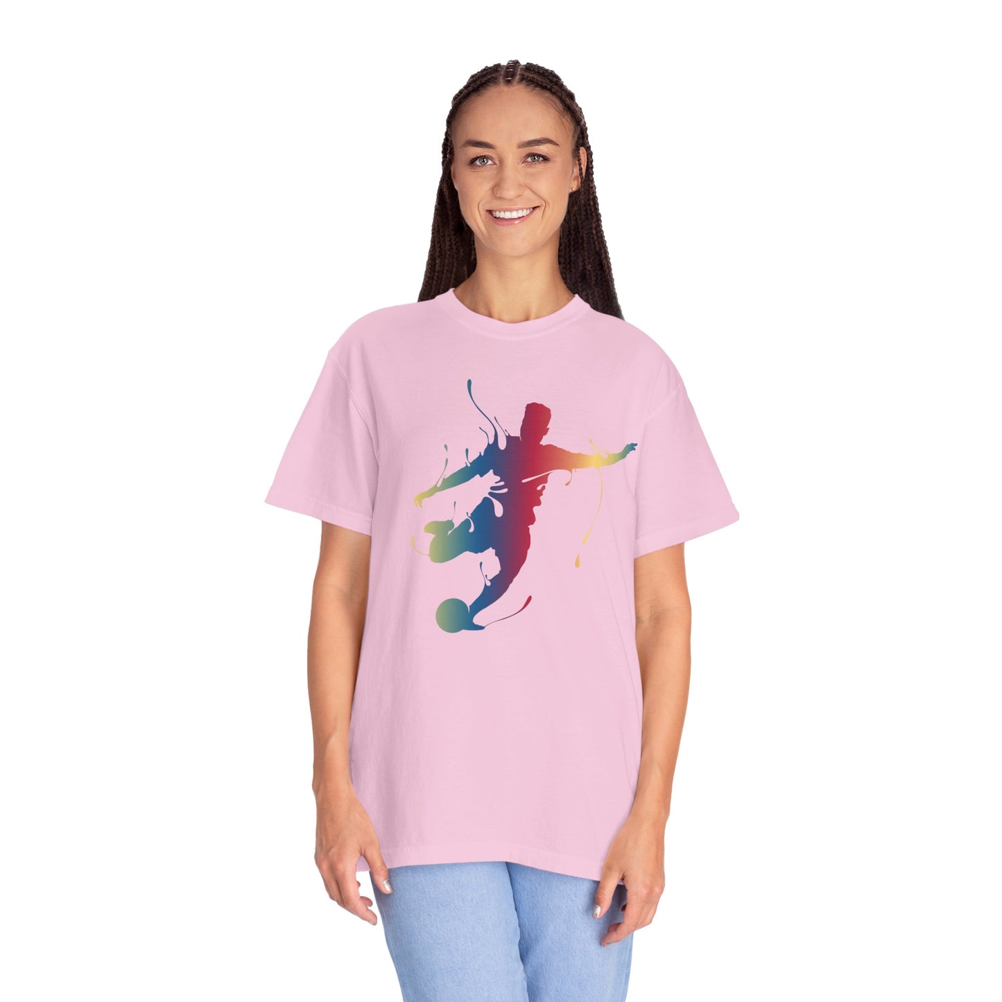 Unisex T-shirt with sports art design