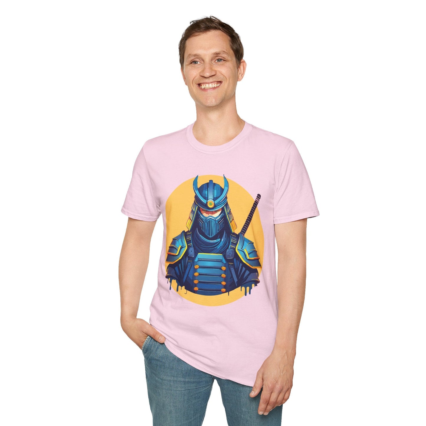 Samurai Shirt Unisex Softstyle T Shirt 100 Percent Ring Spun Cotton Tee For Everyday Comfort