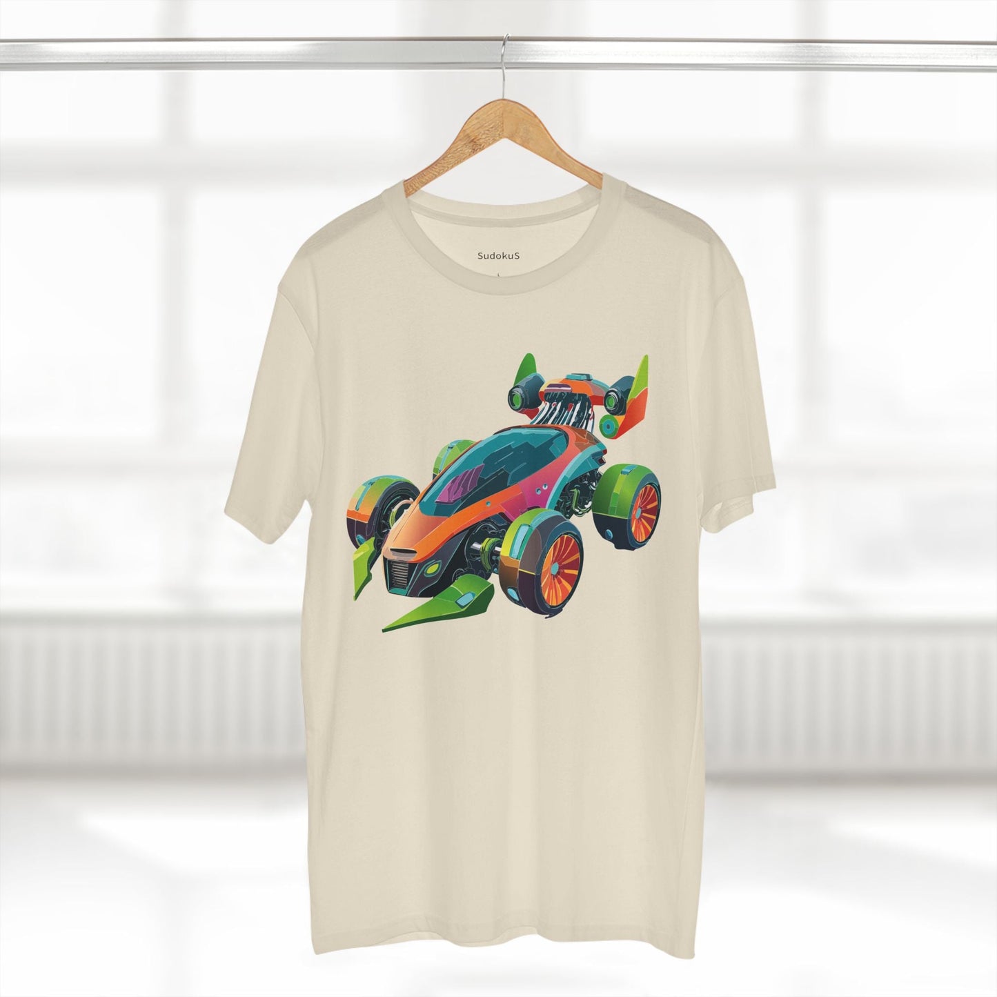 Car Graphic Unisex 100 Cotton Staple Tee 21