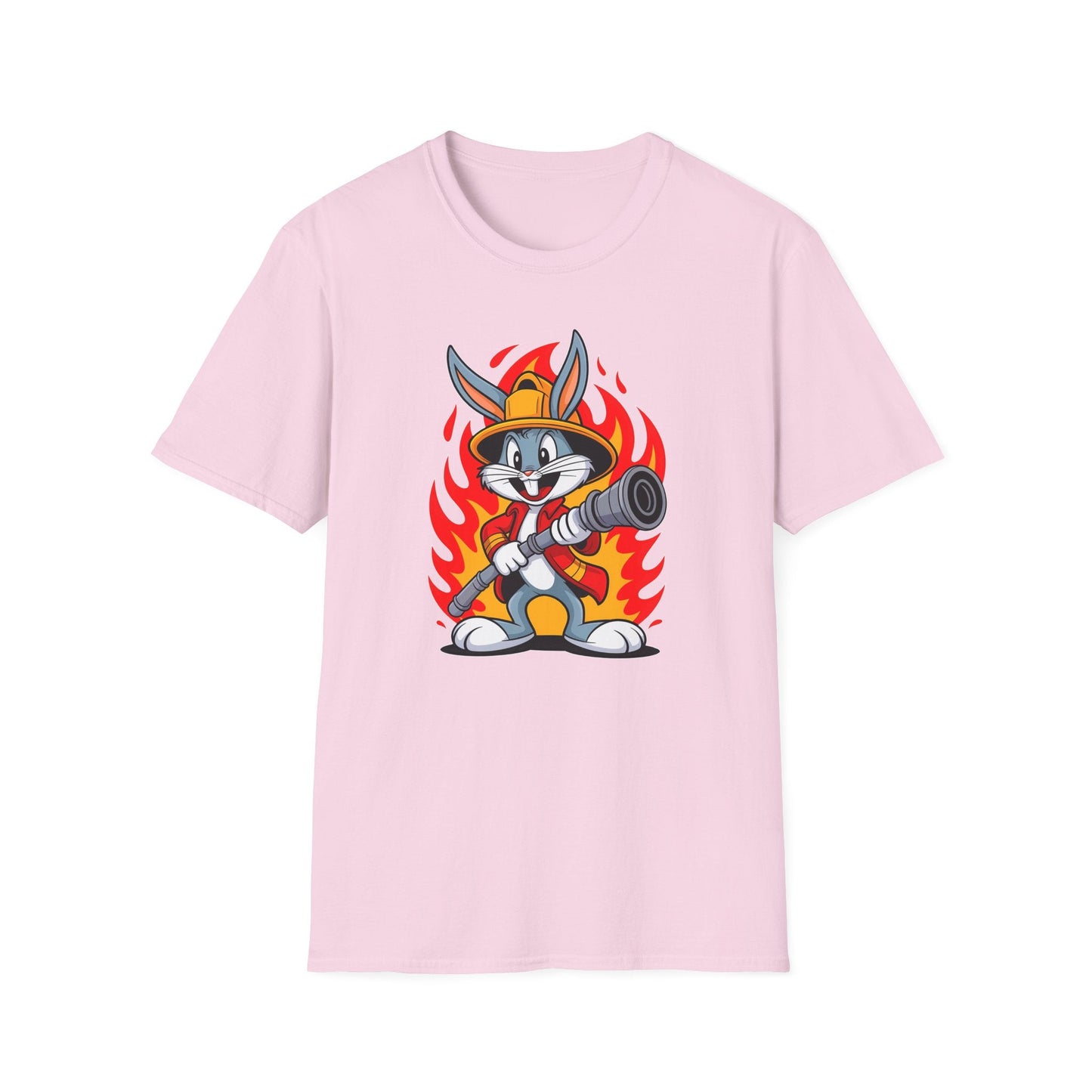 Bugs Bunny T Shirt Unisex Cartoon Graphic Tee 100 Percent Ring Spun Cotton Softstyle