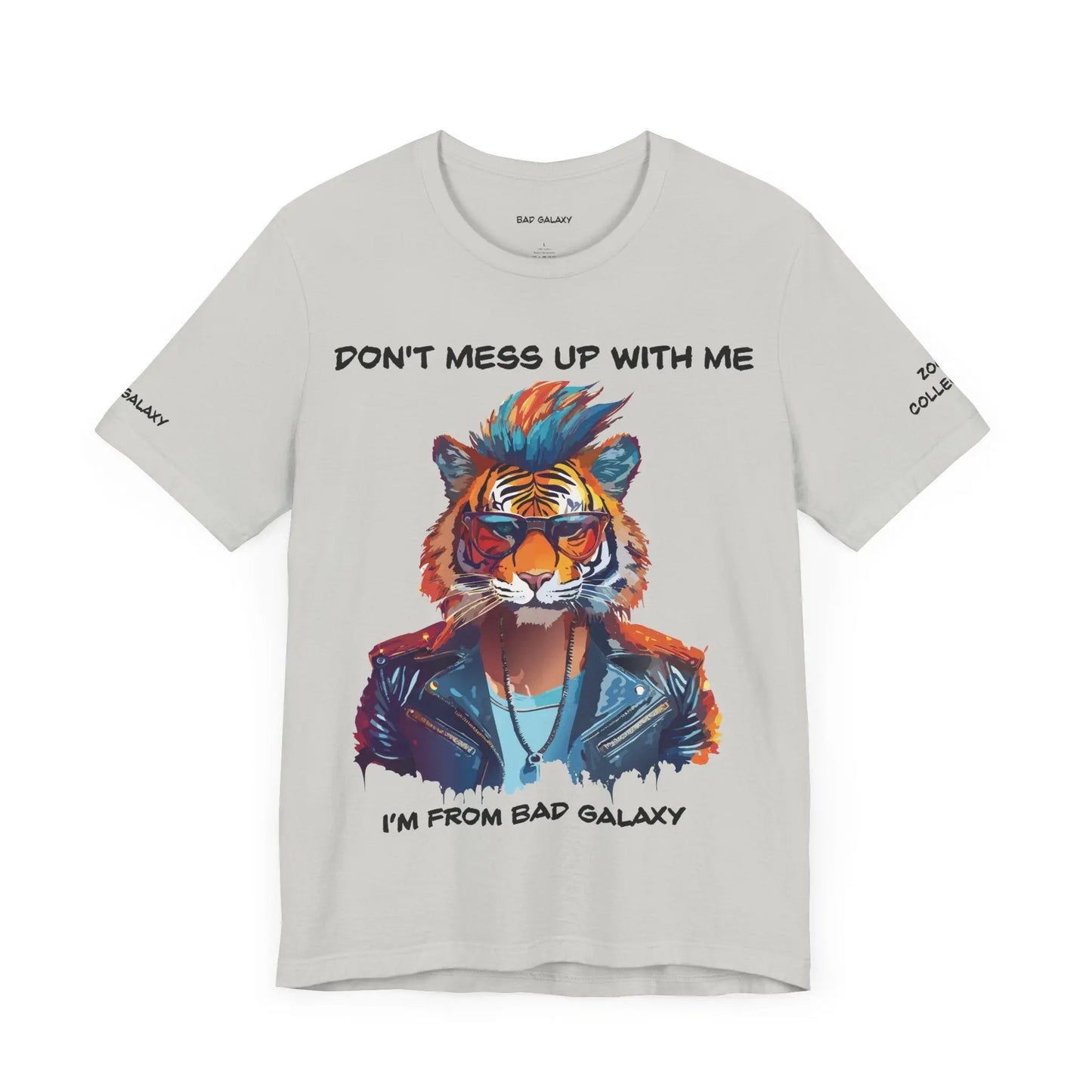 Animal T Shirt Bad Galaxy Made To Order Cotton Tee With Eco Friendly Inks Free Shipping USA