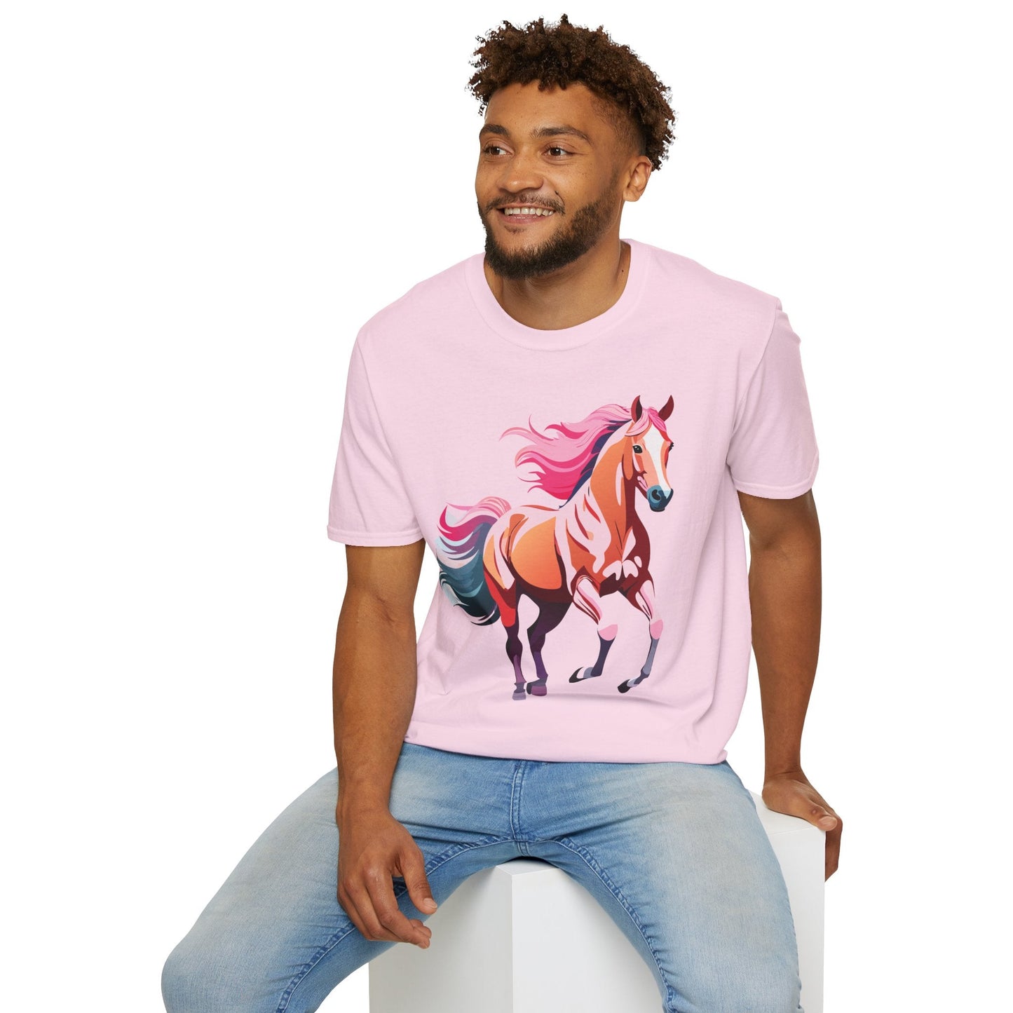 Horse Shirt Gildan Softstyle Tee Unisex 100 Percent Ring Spun Cotton