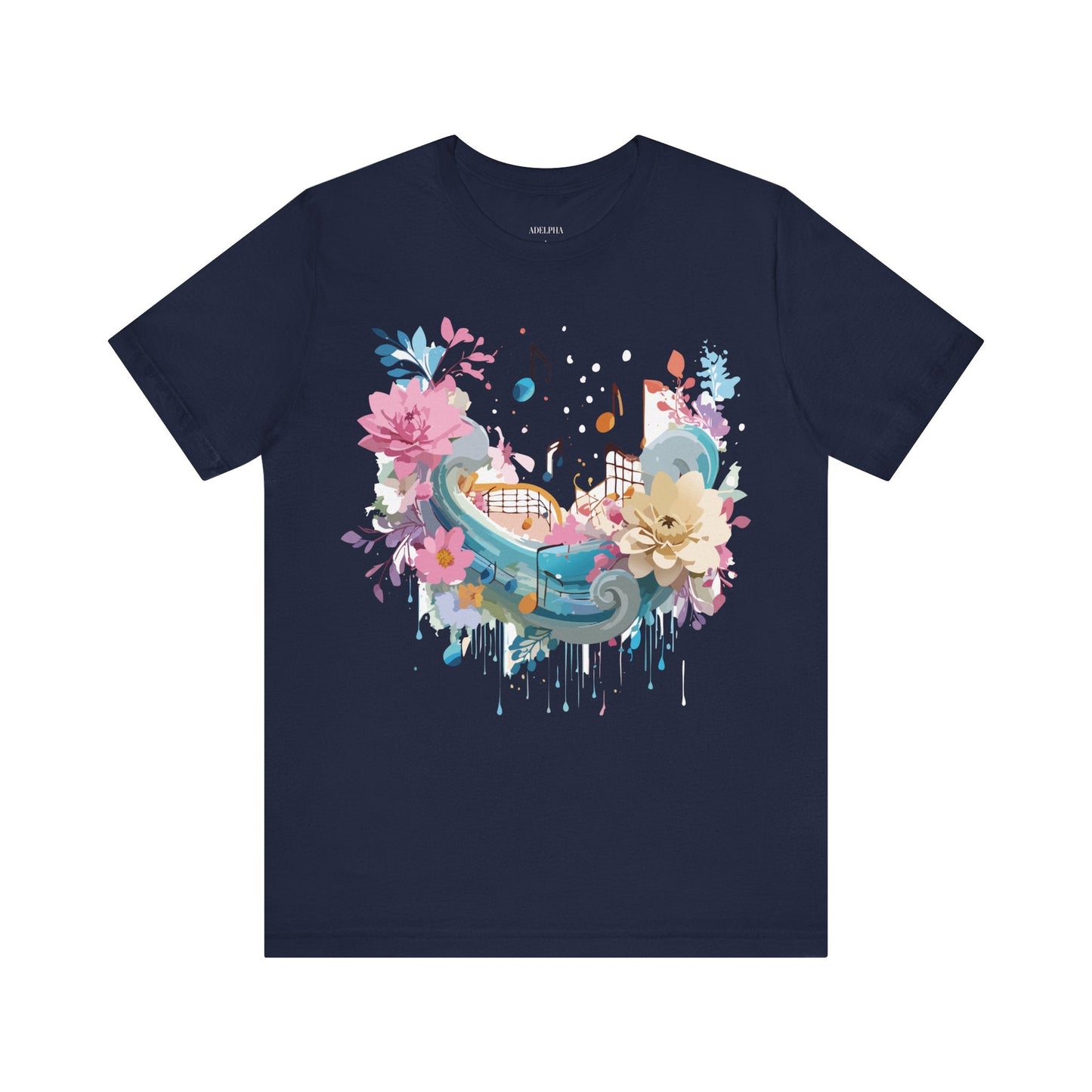 Adelpha Graphic Tee Unisex Jersey Short Sleeve Art Design Vintage Inspired Music T Shirt