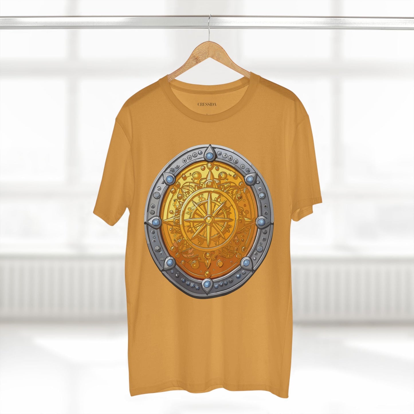 Antique Gold Coin Graphic Design T-Shirt Unisex 100 Cotton With Golden Print Artwork Tee 9