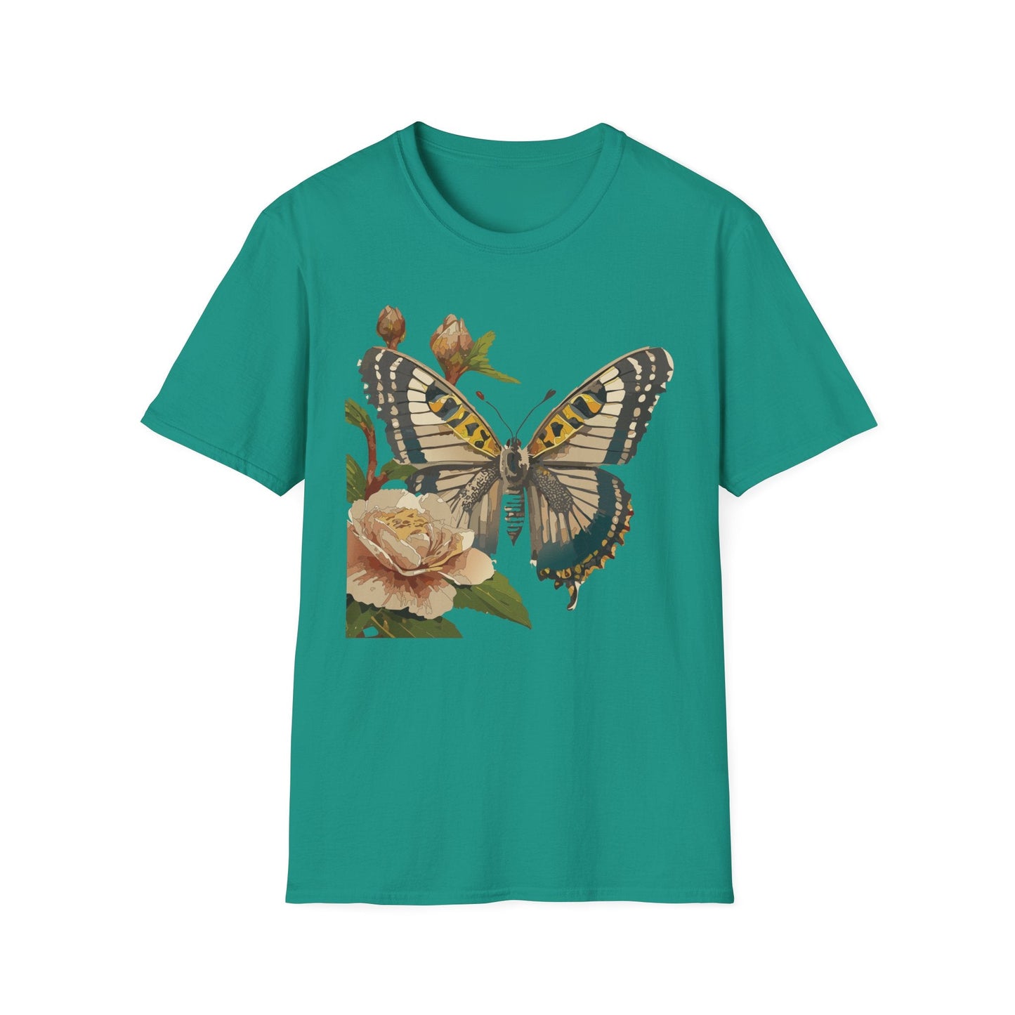 Butterfly Shirt Unisex T Shirt Monarch Butterfly Gildan Softstyle 64000 Cotton Tee