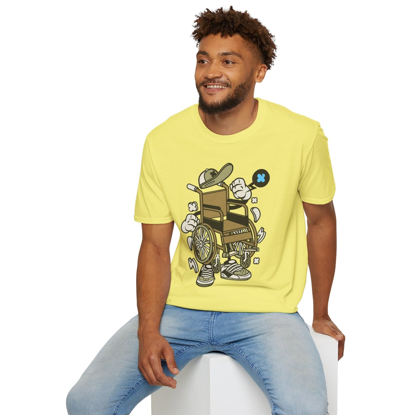 Cartoon T Shirt Animation Artwork Unisex Softstyle Tee 100 Percent Cotton Premium Graphic Tee