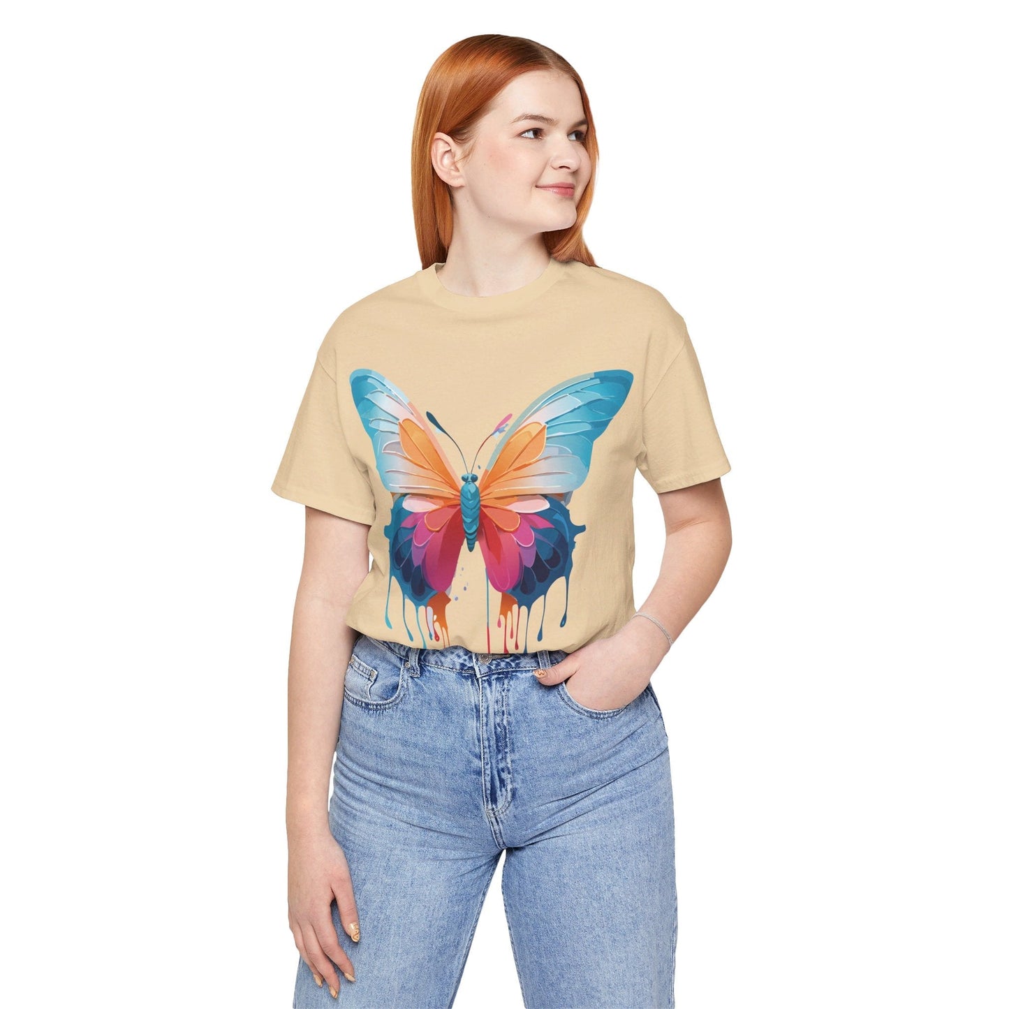 Butterfly Graphic T Shirt Unisex Adelpha Art Design Vintage Inspired Shirt