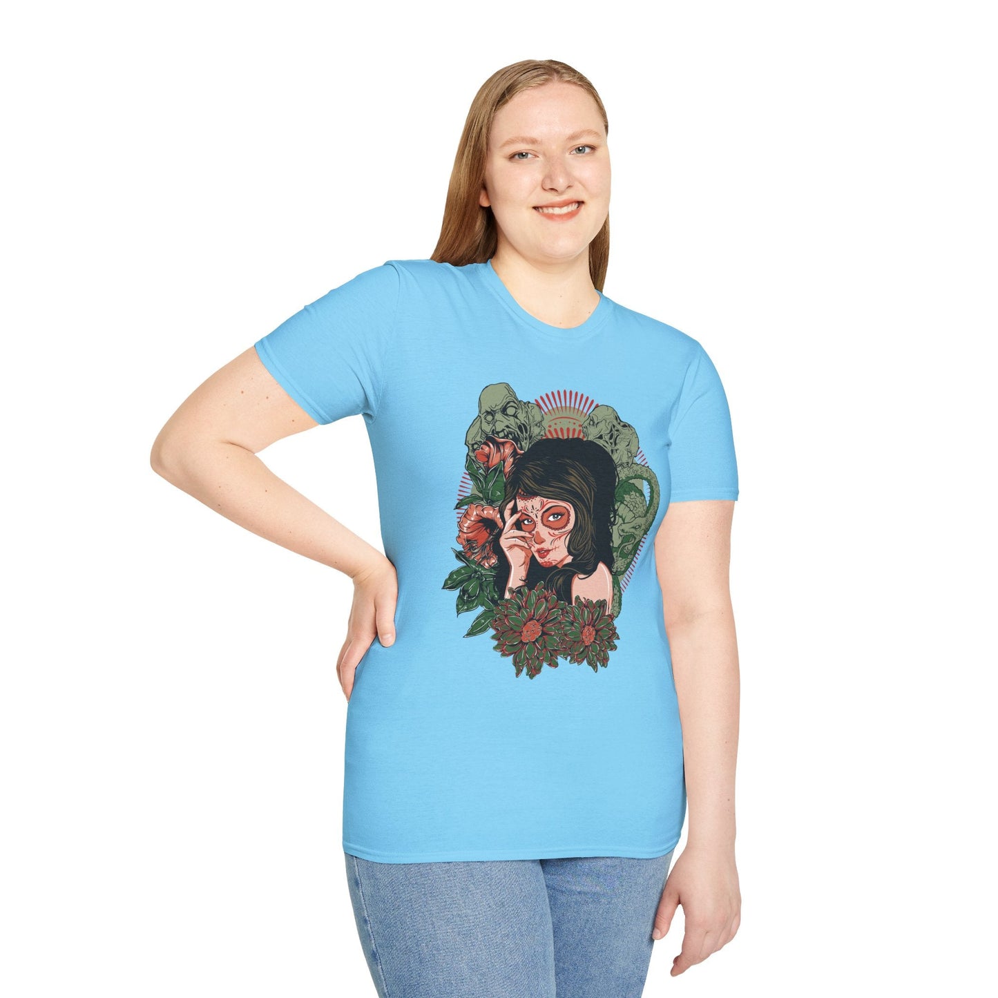 Art Design Graphic Tee Shirt Unisex Softstyle Cotton Art Shirt for Graphic Lovers