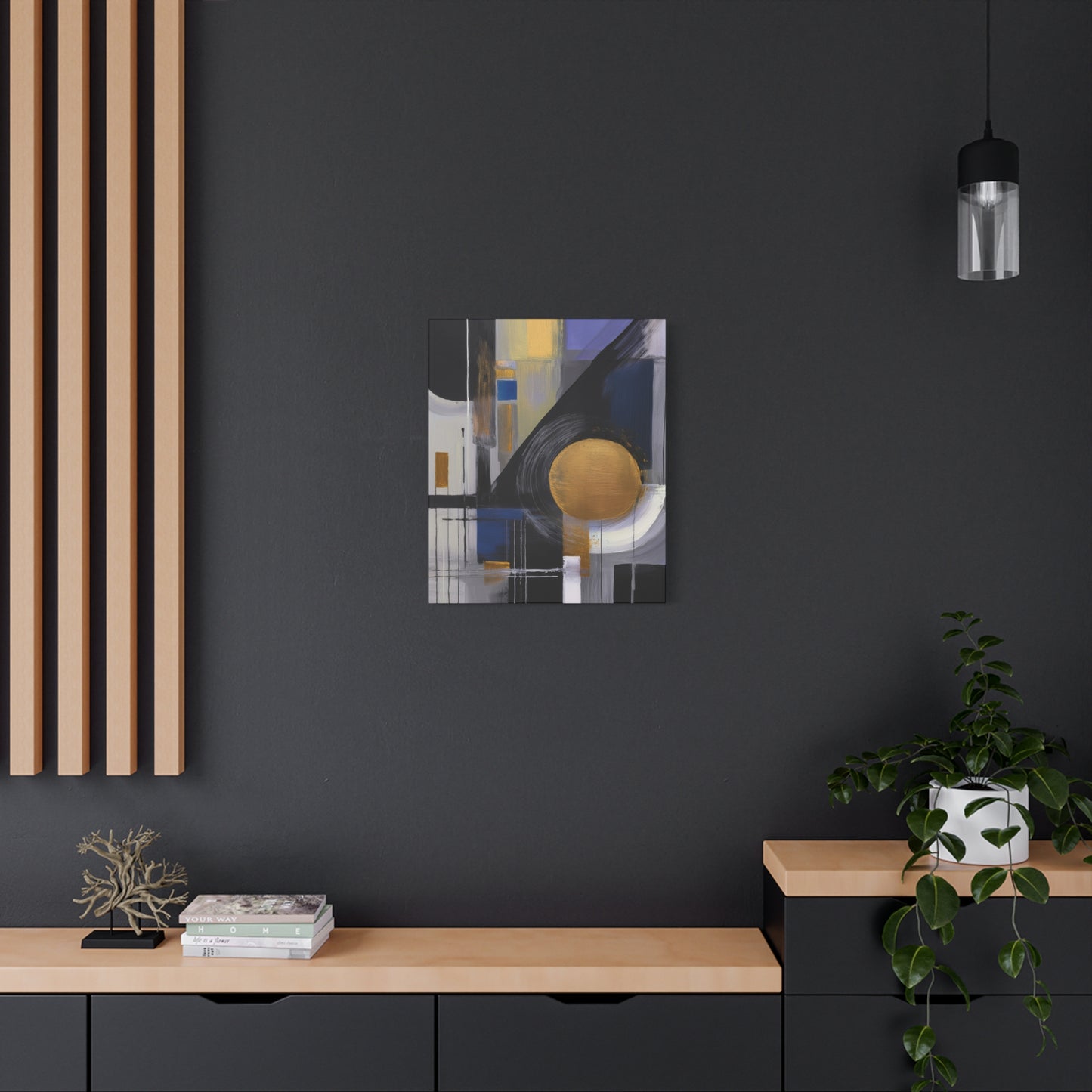 Purple Abstract Painting Print Canvas 20x24,20x30,24x30, 24x32,24x36,30x40, 32x48,36x48,40x60 Pine-Wood Inner Frame ABS-32