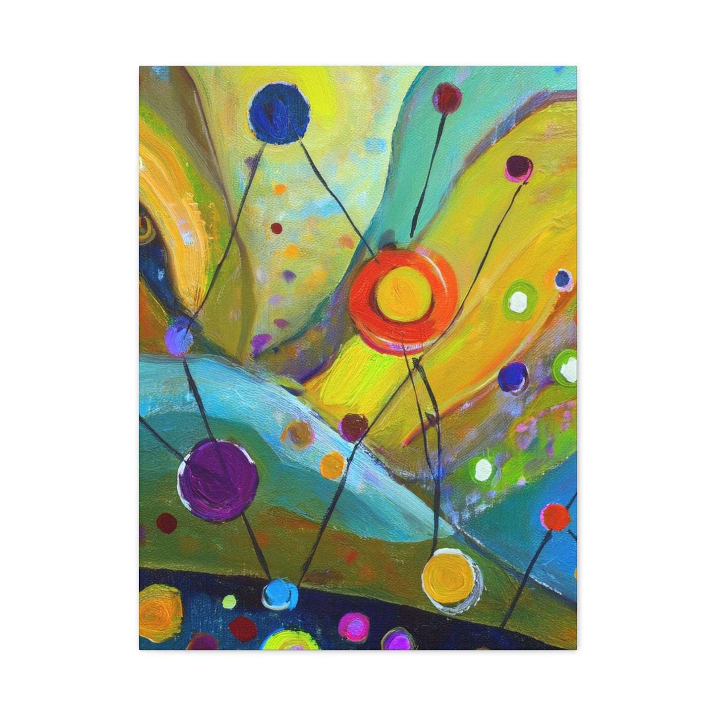 Abstract Oil Painting Print Canvas 20x24,20x30,24x30 24x32,24x36,30x40 32x48,36x48,40x60 Pine-Wood Inner Frame ABS-129