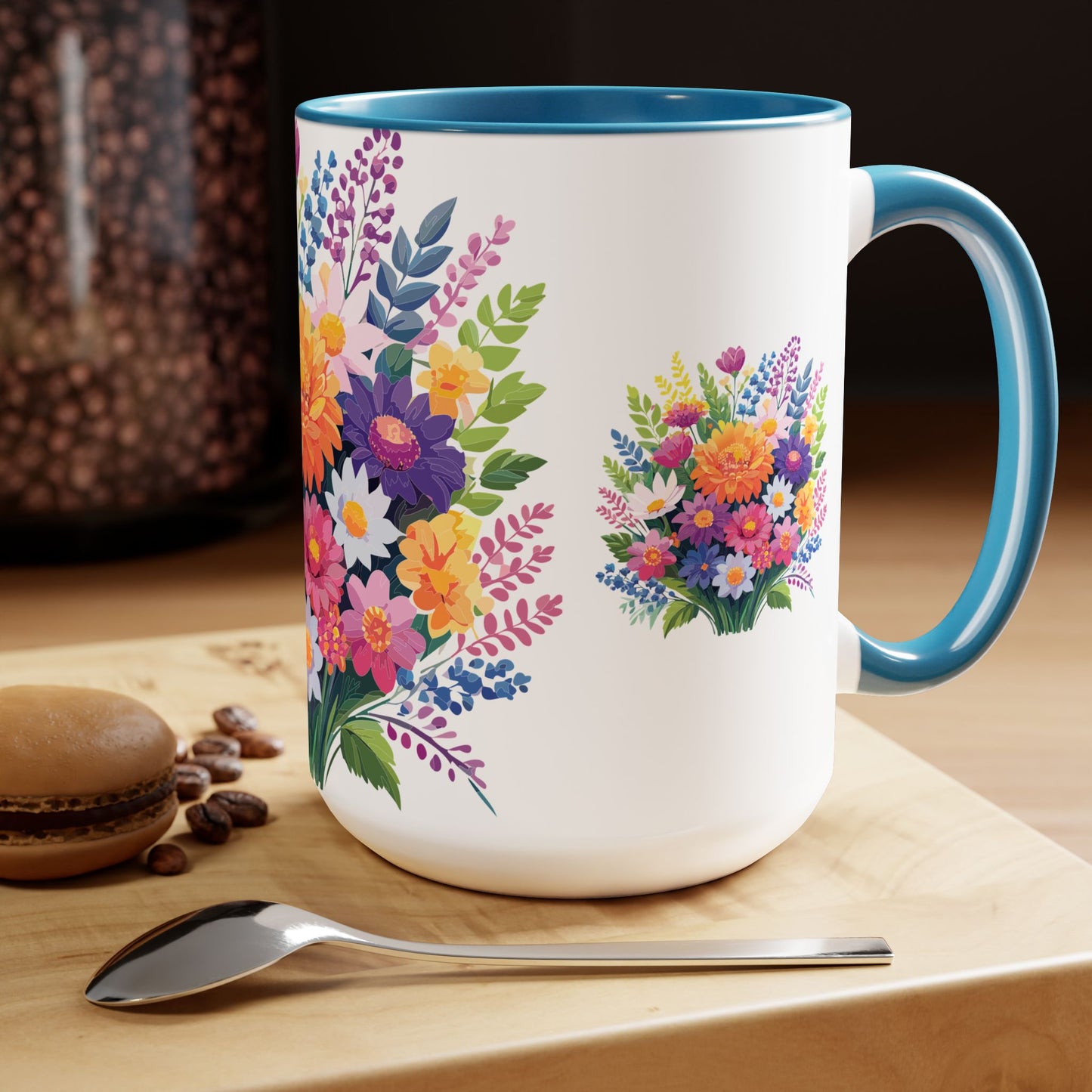 Floral Mug, Floral Cup