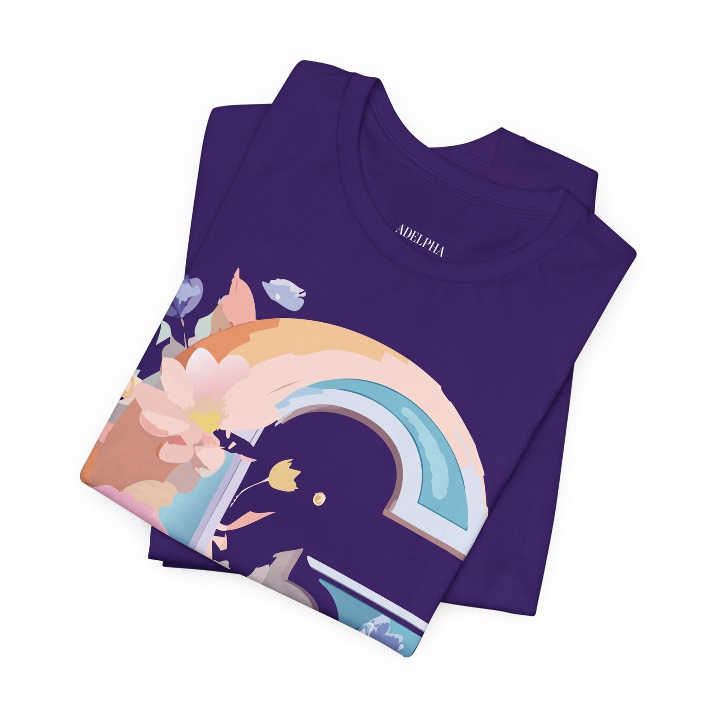 Letter G Shirt Graphic Tee Unisex Short Sleeve Vintage Inspired Artwork Adelpha Print