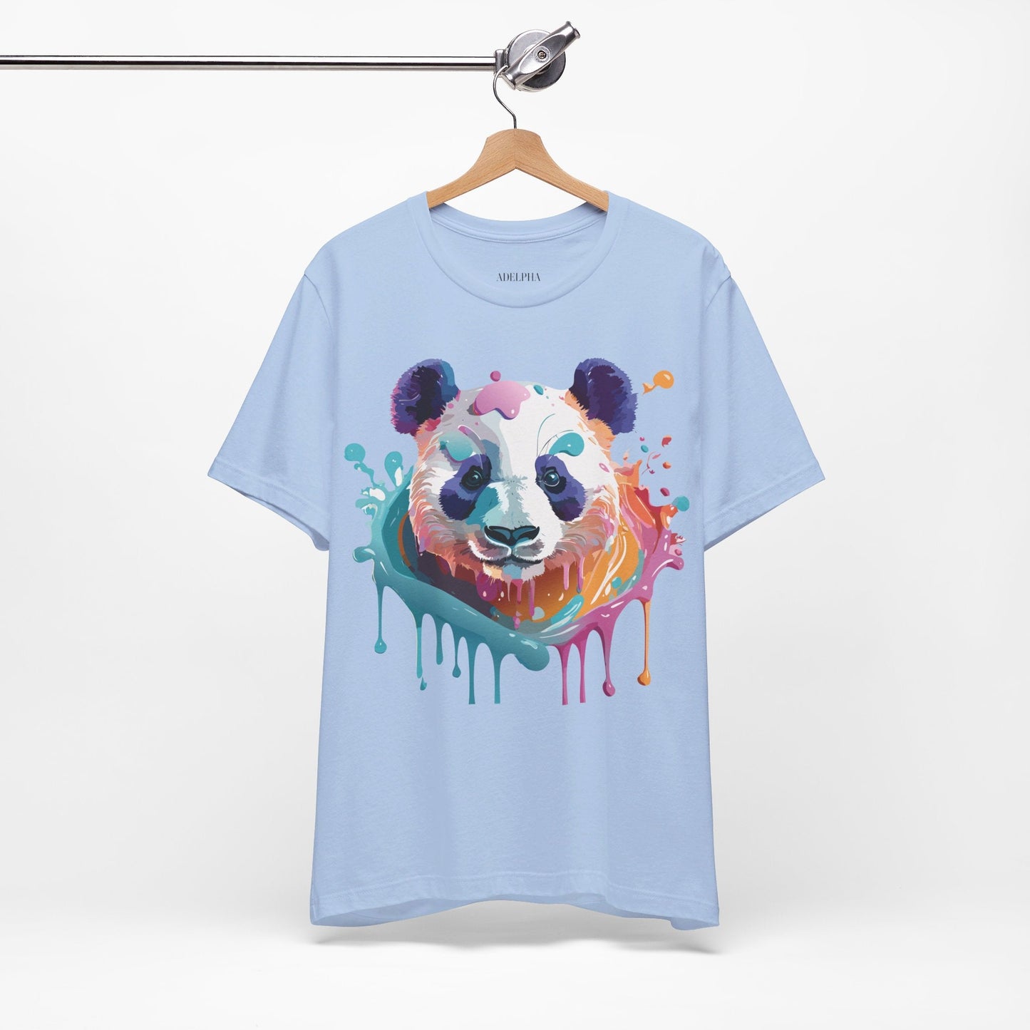 Panda Graphic Tee Unisex Vintage Inspired Art Design By Adelpha Premium Jersey Short Sleeve