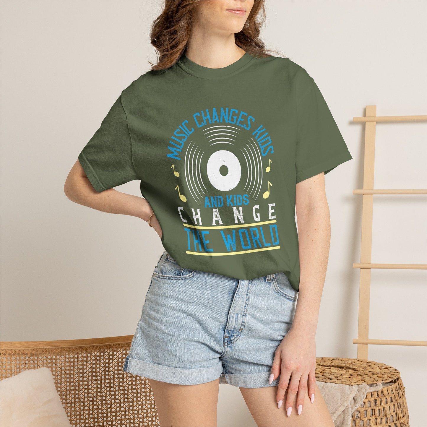 Music Graphic Design Unisex Cotton T-shirt m22