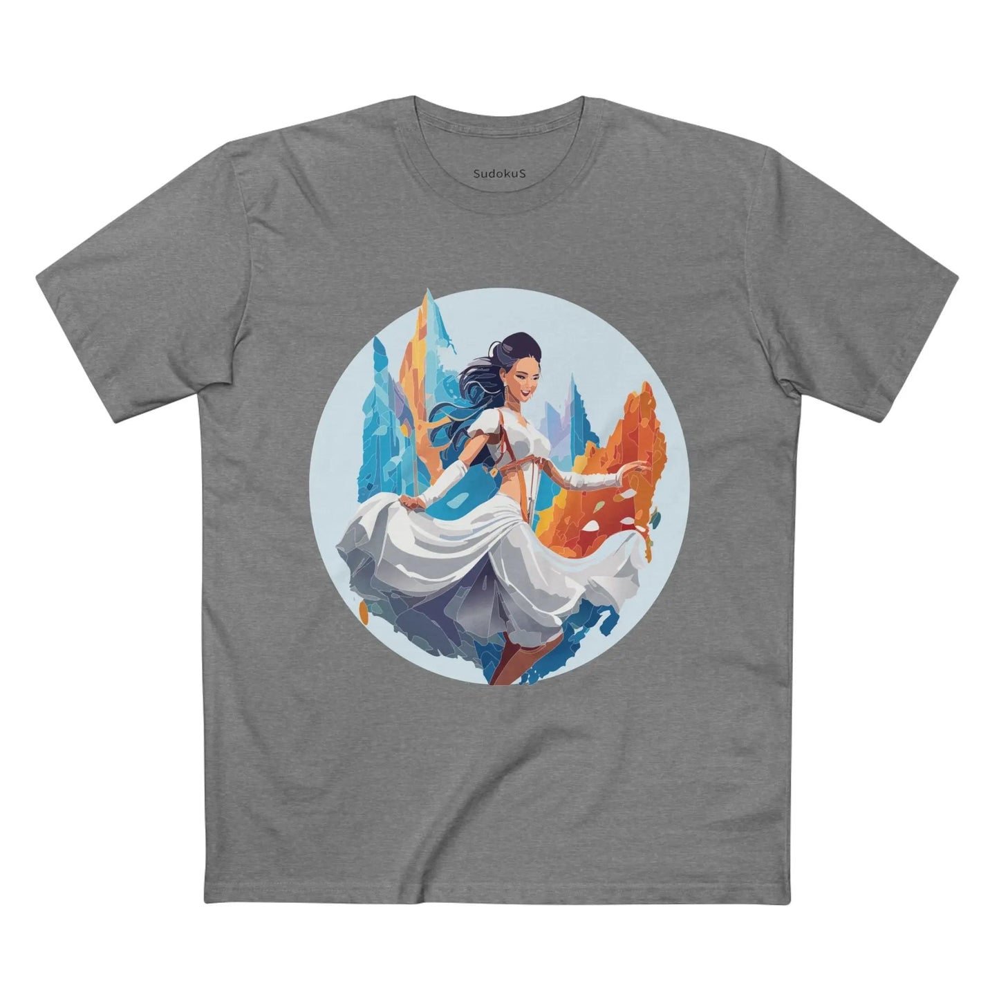 Dancer Graphic Unisex 100 Cotton Staple Tee 14