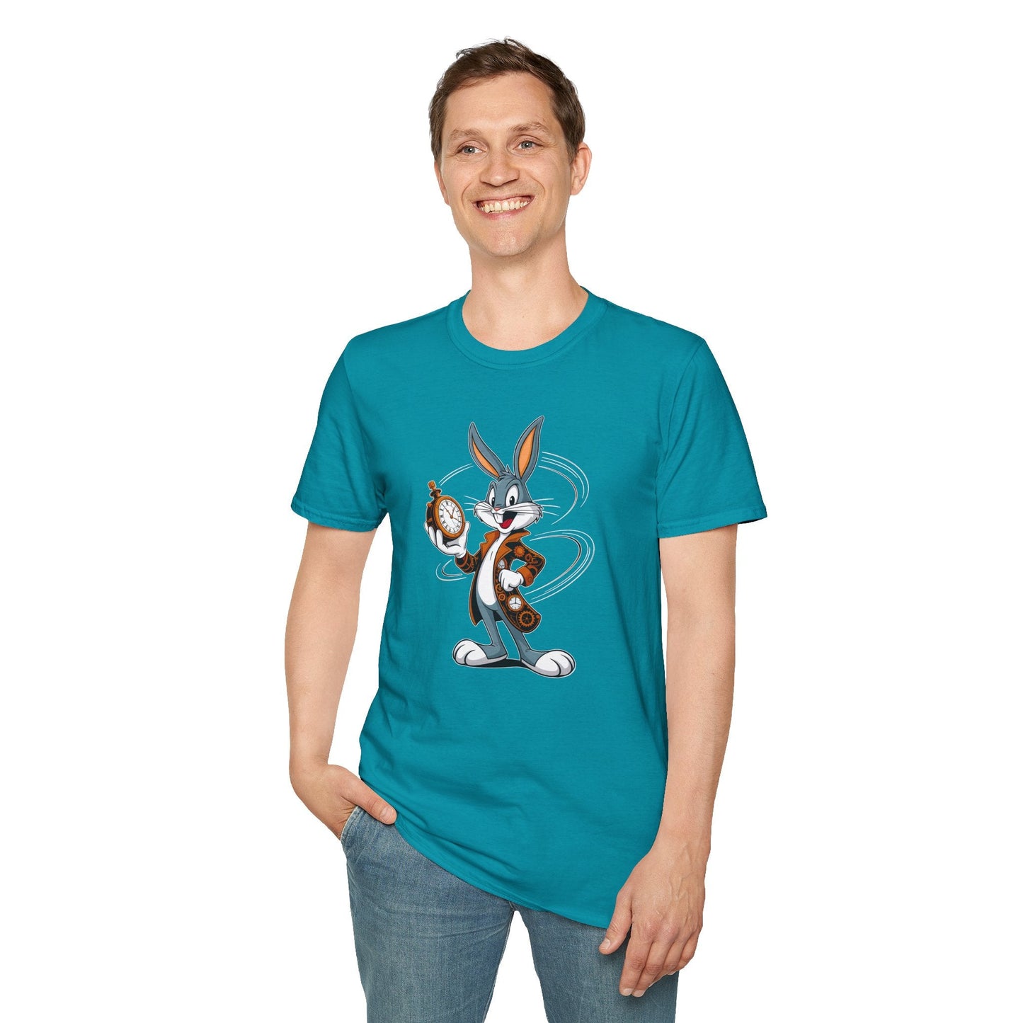Bugs Bunny T Shirt Unisex Gildan Softstyle Graphic Cartoon Tee For Fans Of Looney Tunes