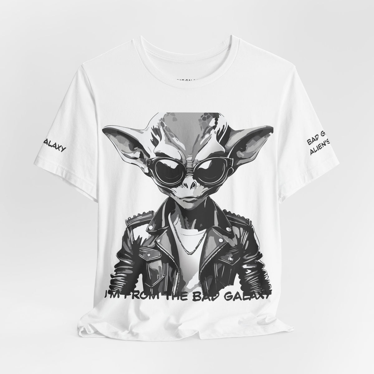 Alien Graphic Unisex Cotton Bella+Canvas Tee with Art Design b65